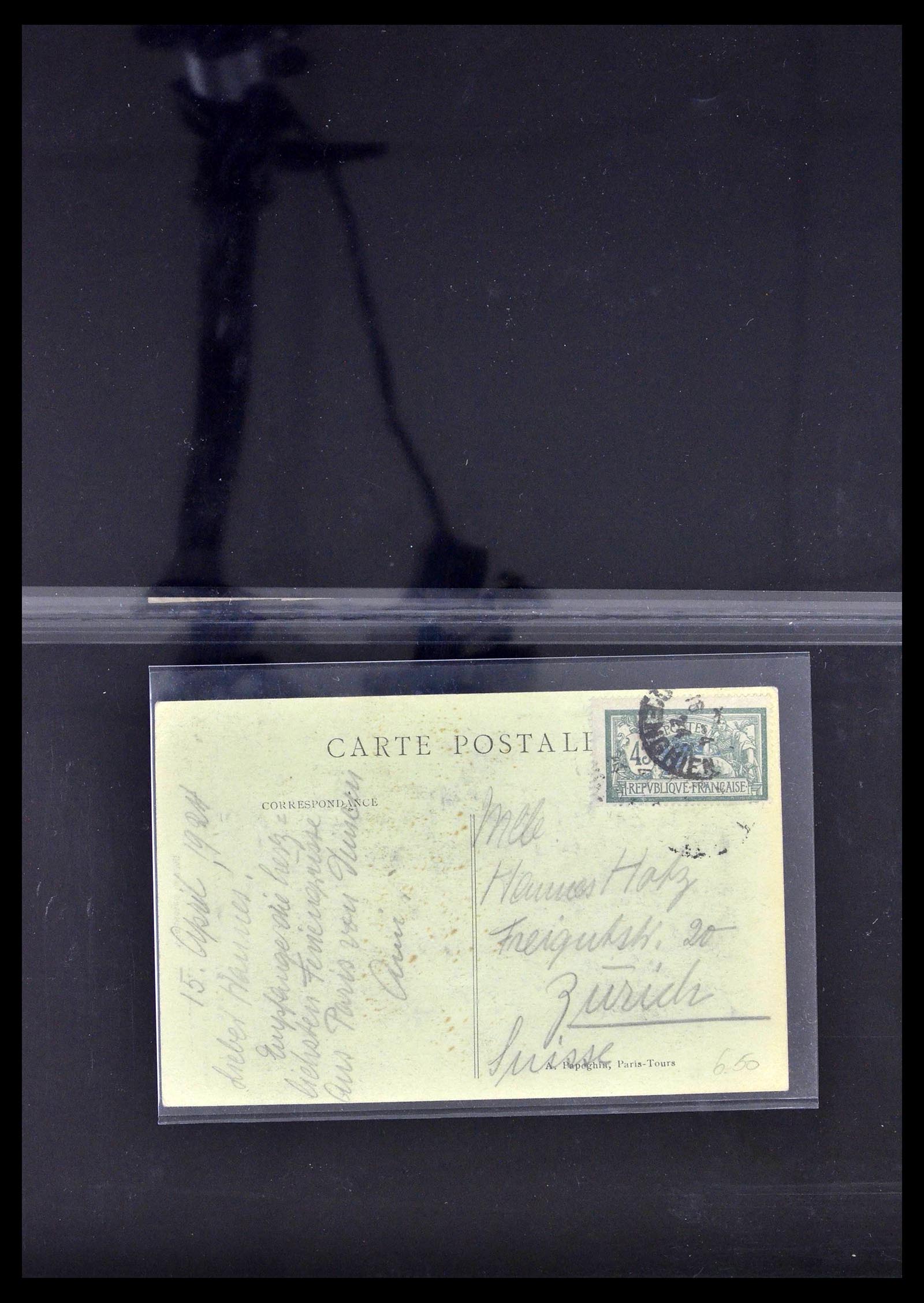 39367 0023 - Postzegelverzameling 39367 Frankrijk brieven 1853-1960.