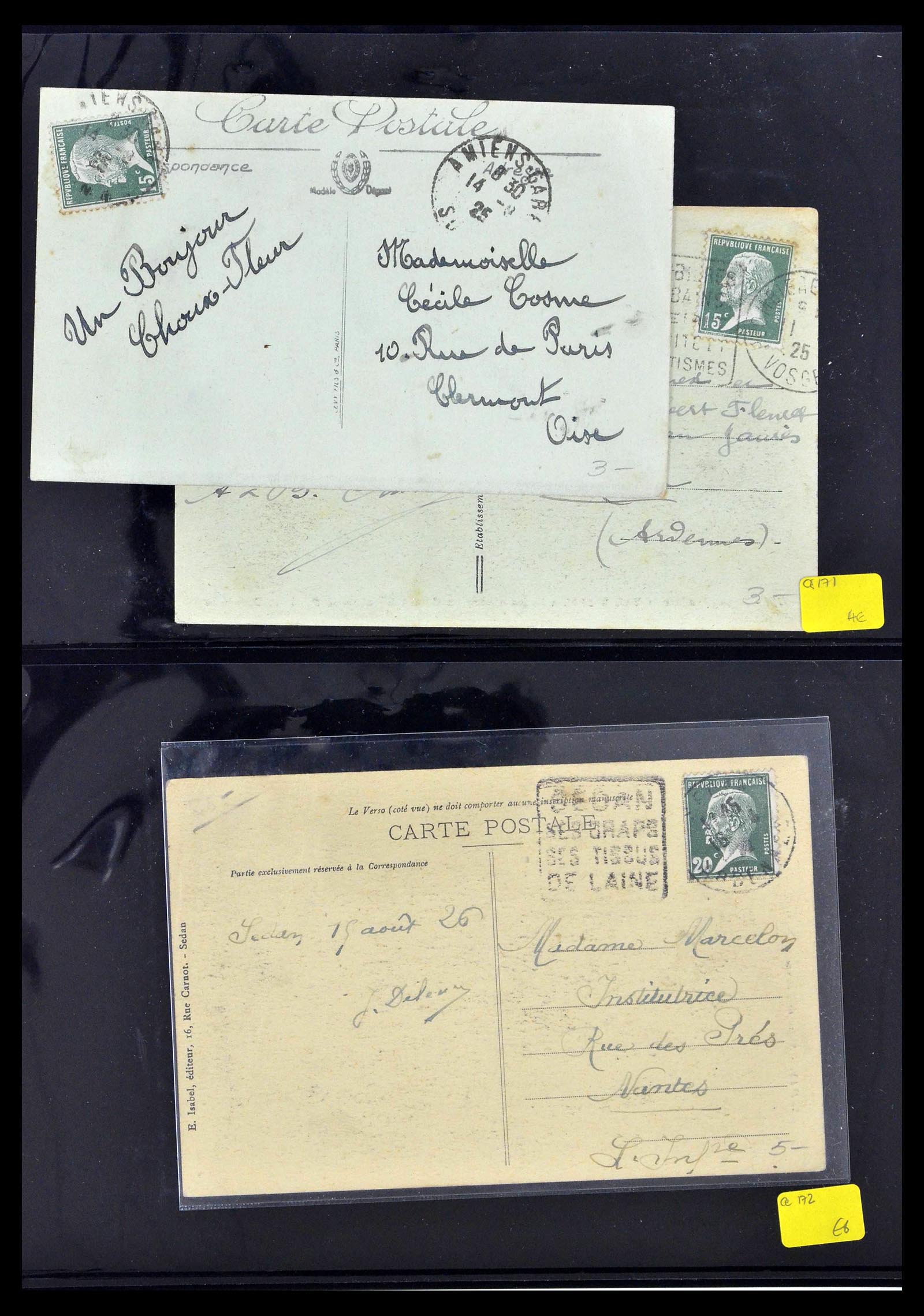 39367 0033 - Postzegelverzameling 39367 Frankrijk brieven 1853-1960.