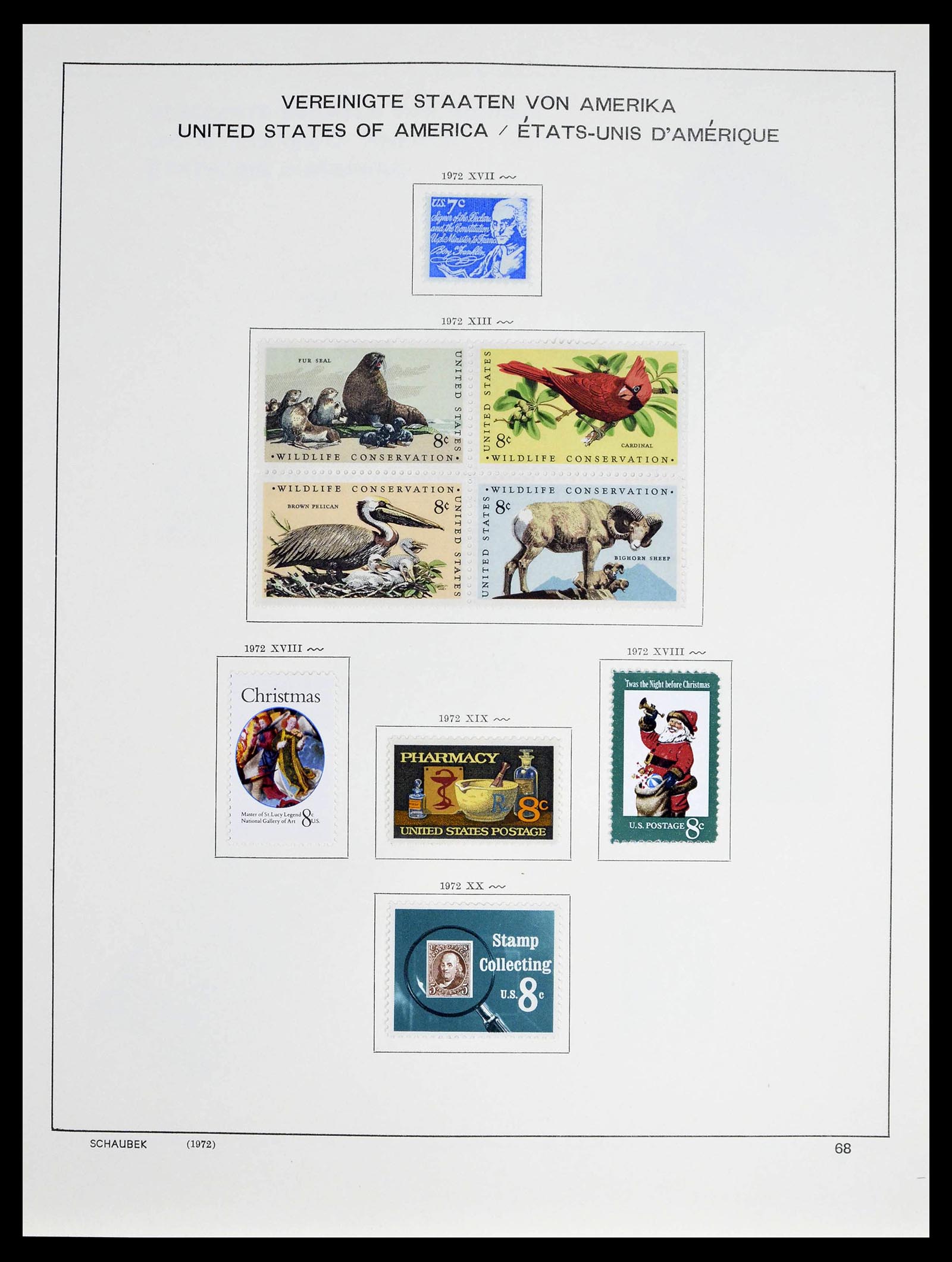 39368 0002 - Stamp collection 39368 USA 1972-2004.