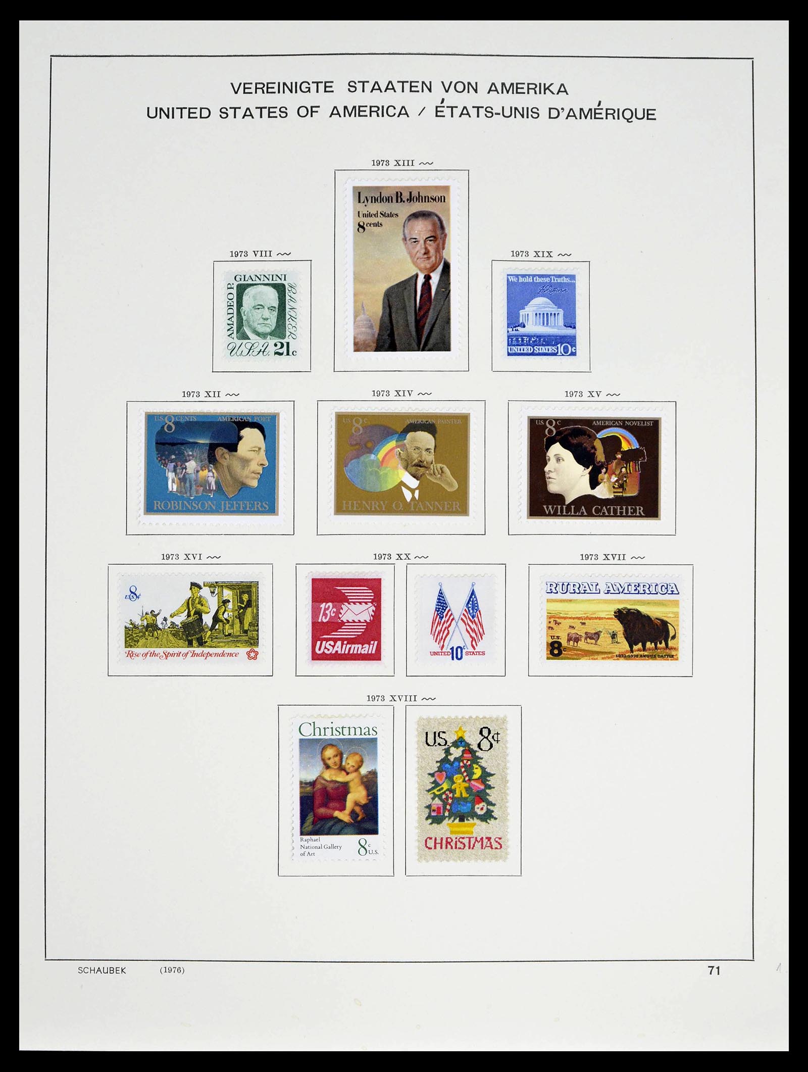 39368 0005 - Stamp collection 39368 USA 1972-2004.