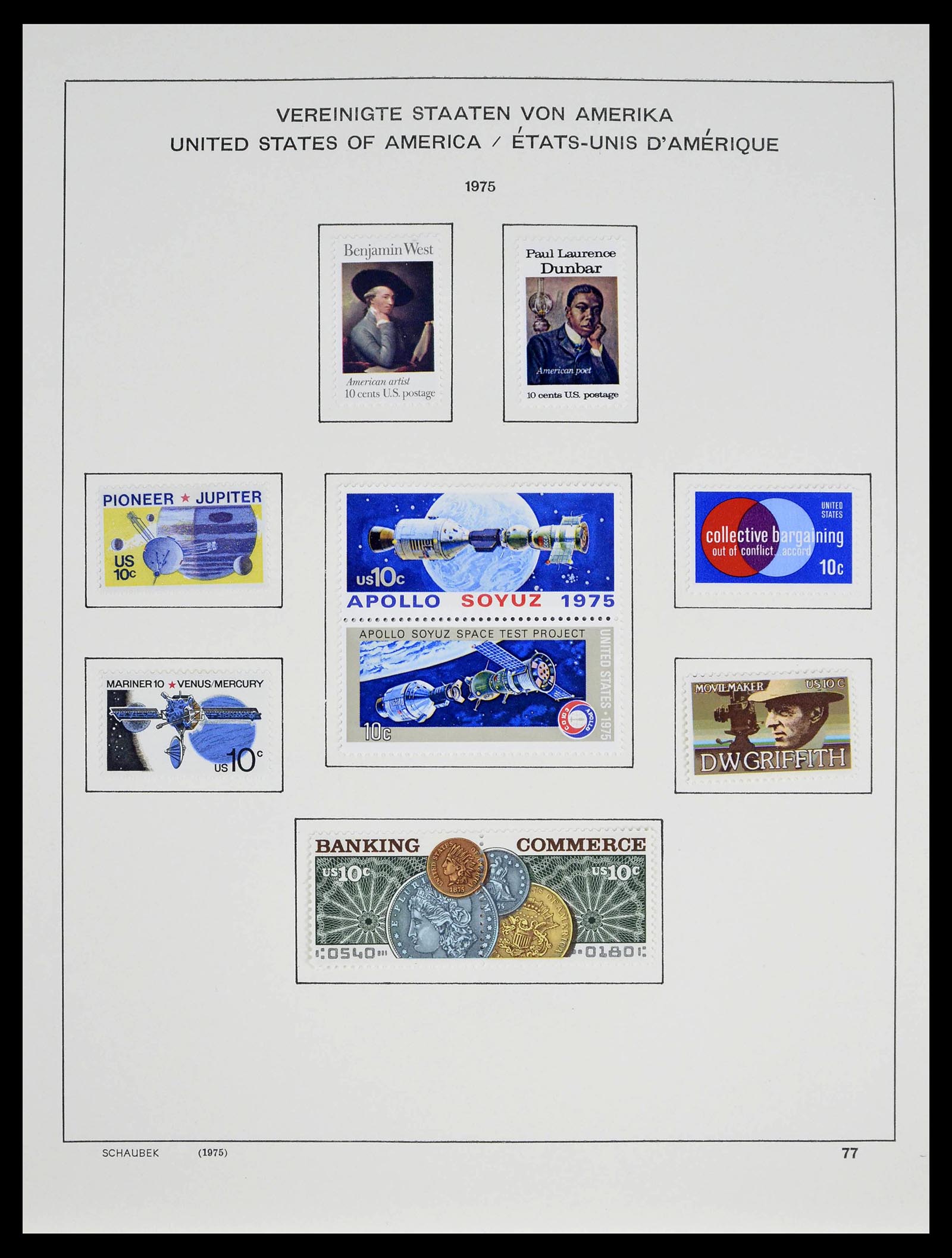 39368 0011 - Stamp collection 39368 USA 1972-2004.