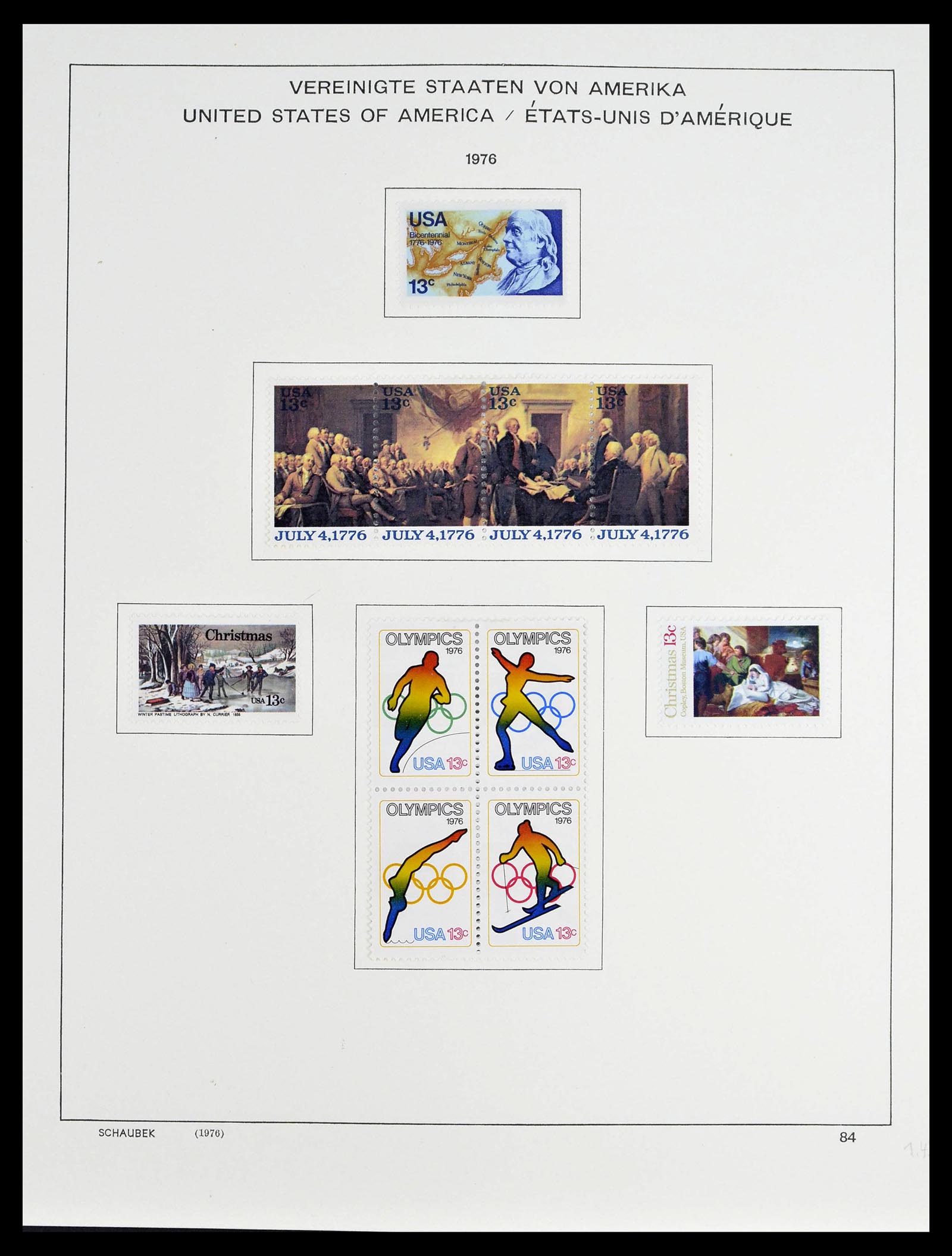 39368 0018 - Stamp collection 39368 USA 1972-2004.