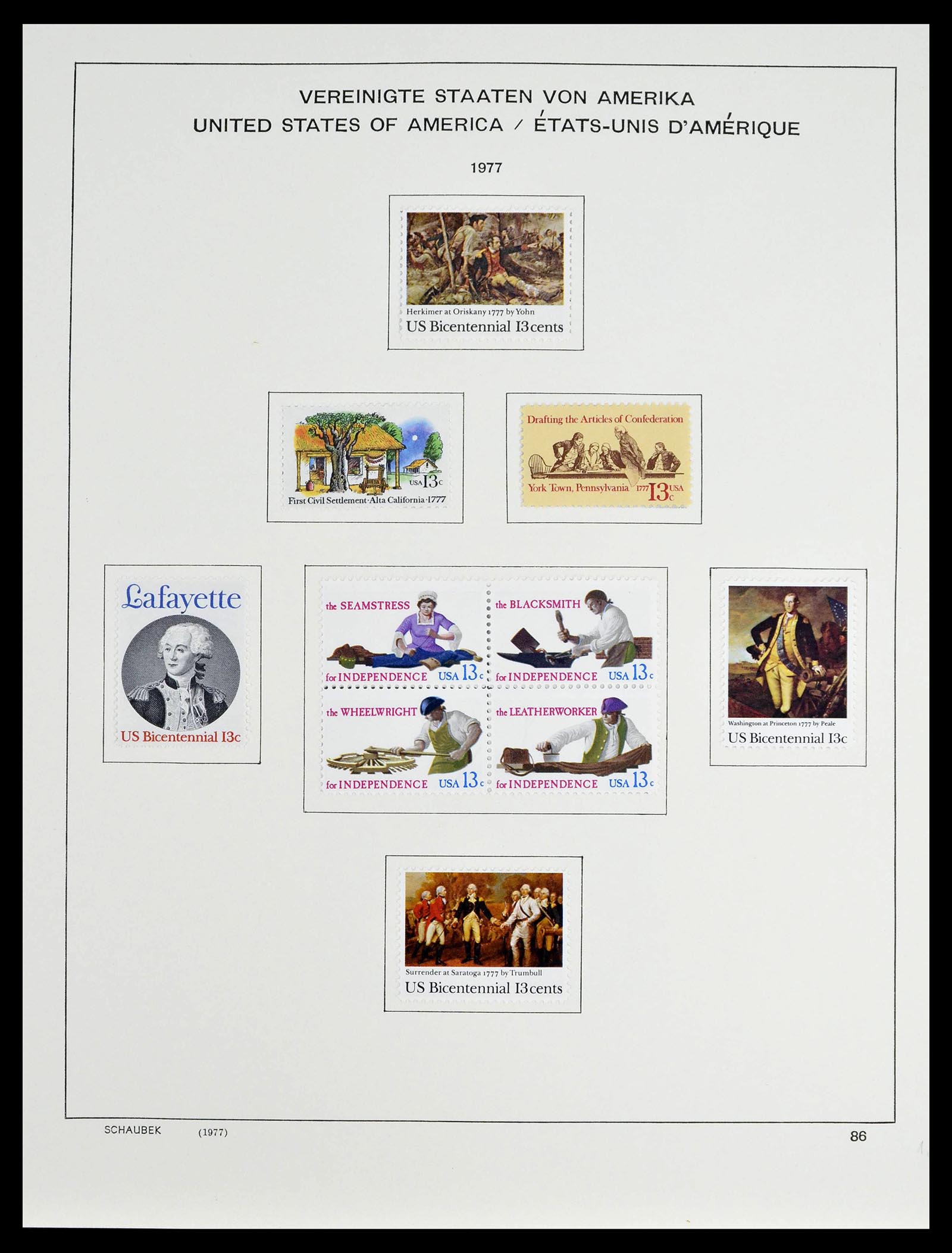 39368 0024 - Stamp collection 39368 USA 1972-2004.