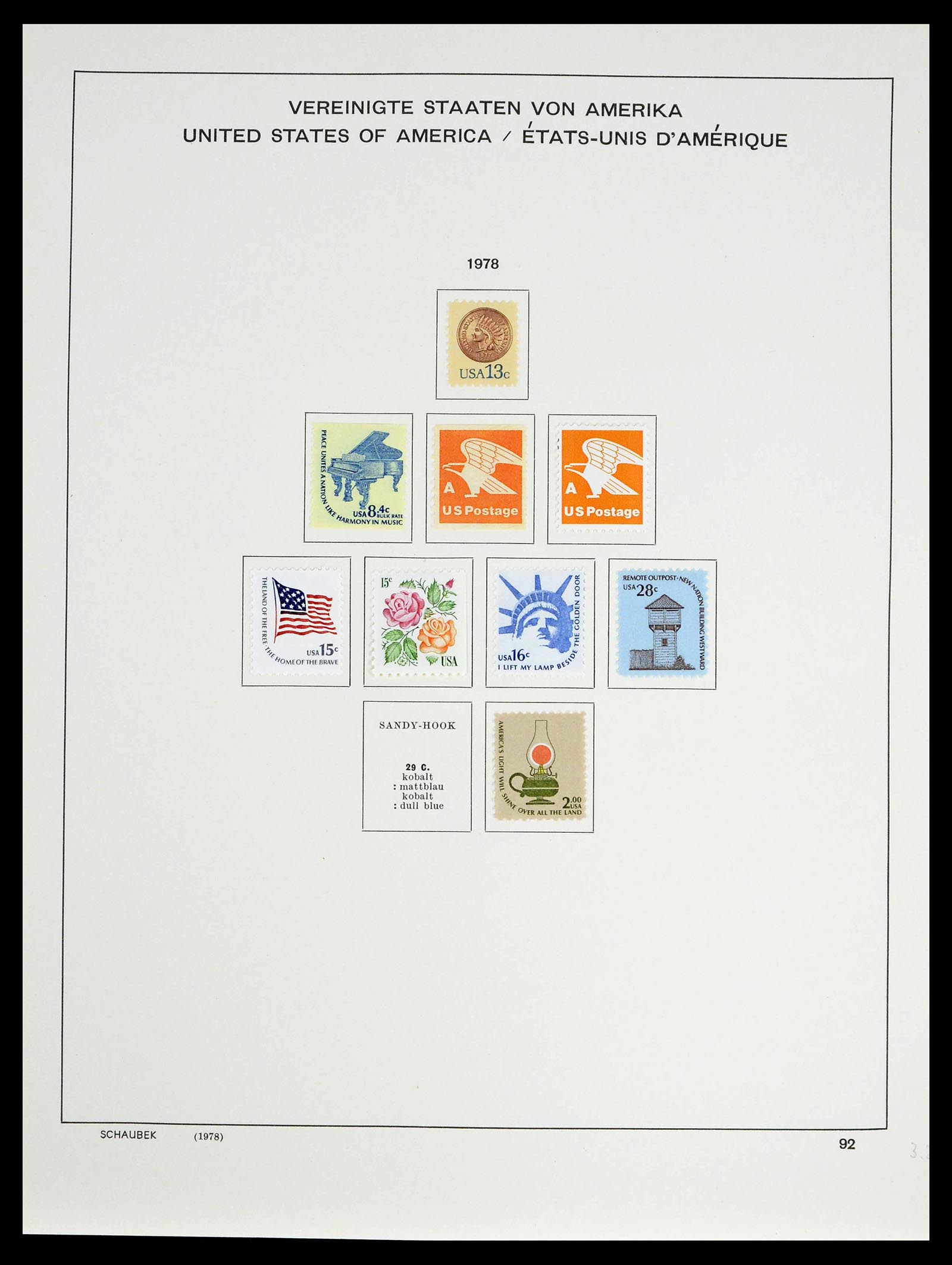 39368 0030 - Stamp collection 39368 USA 1972-2004.