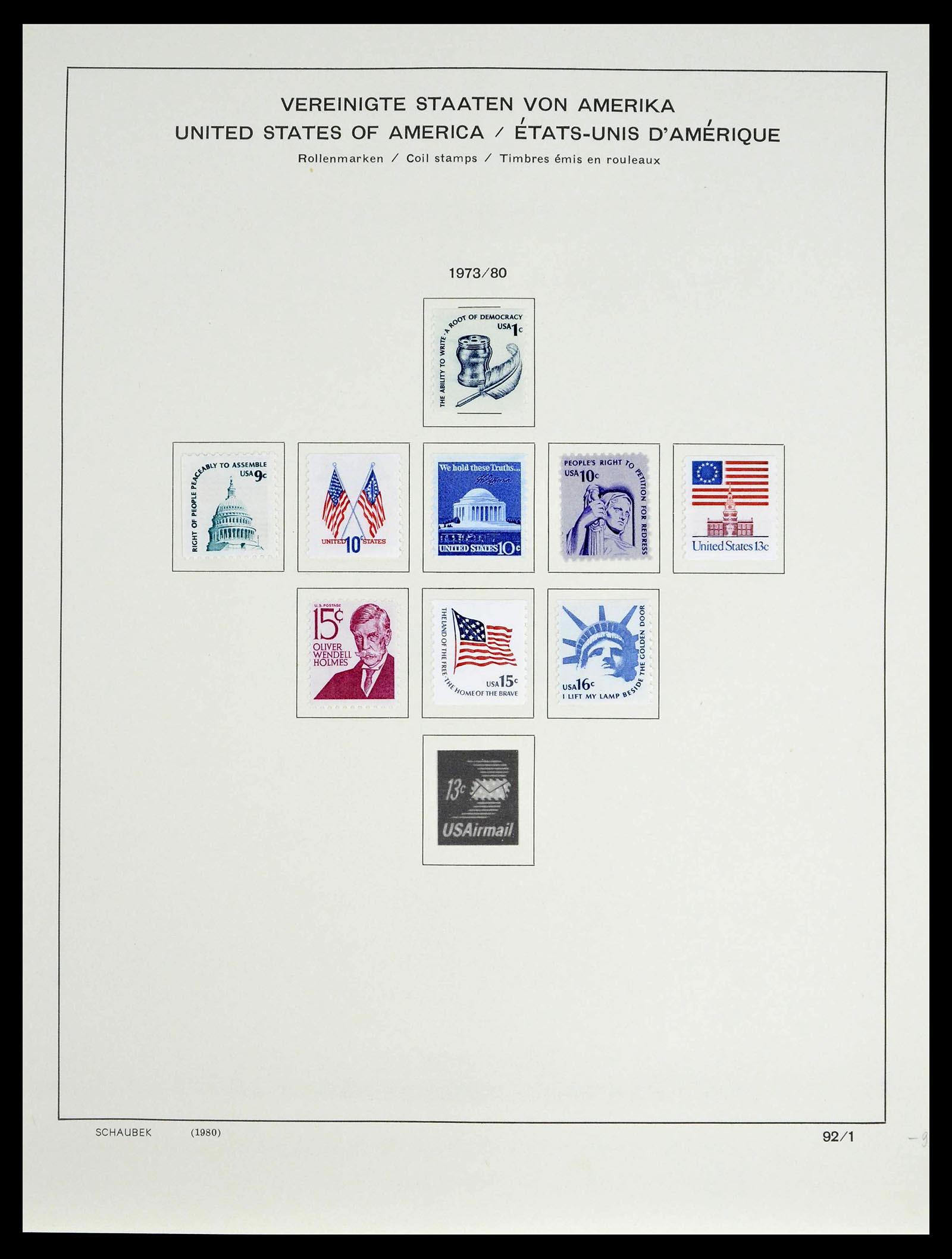 39368 0031 - Stamp collection 39368 USA 1972-2004.