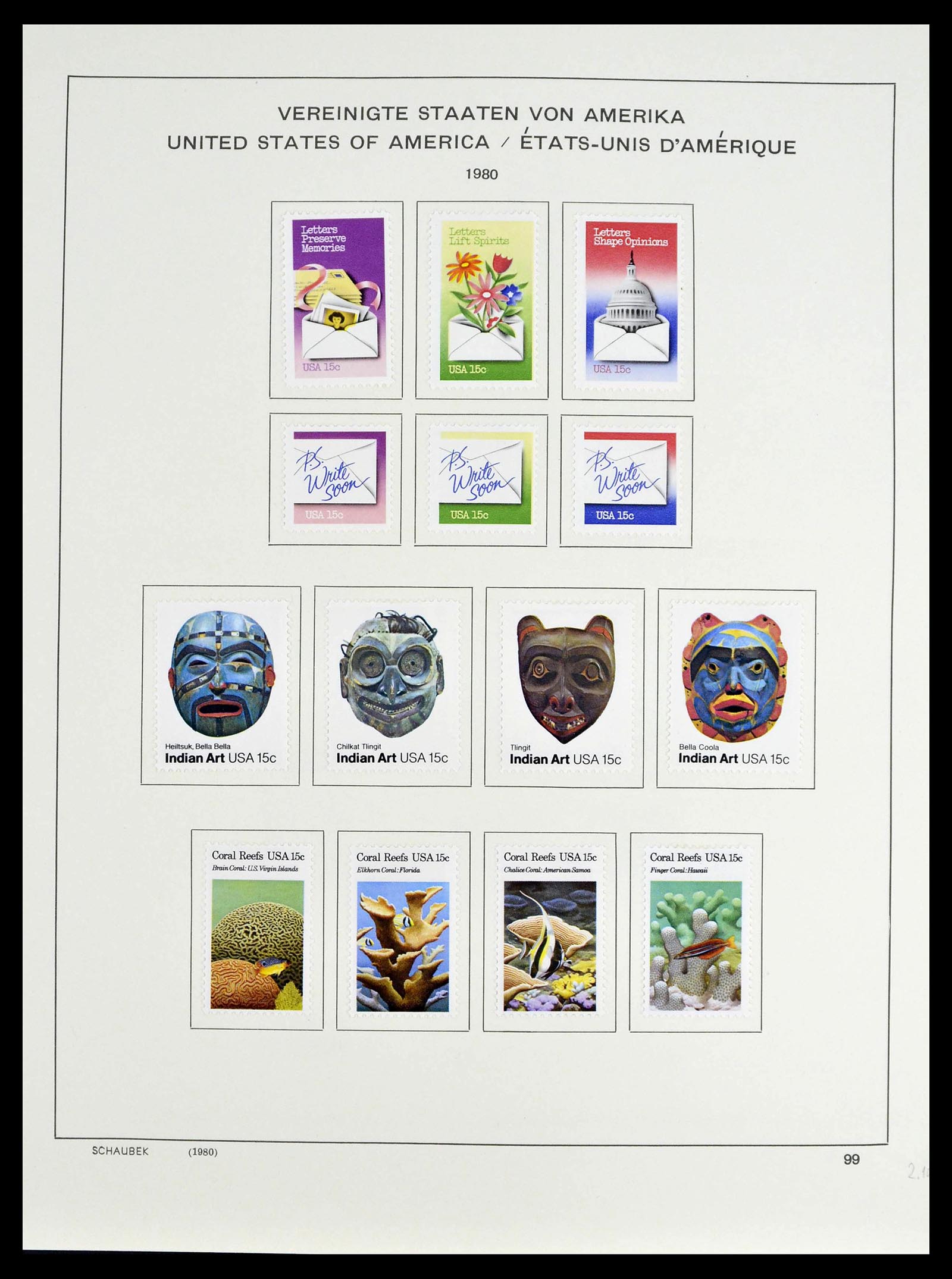 39368 0041 - Stamp collection 39368 USA 1972-2004.