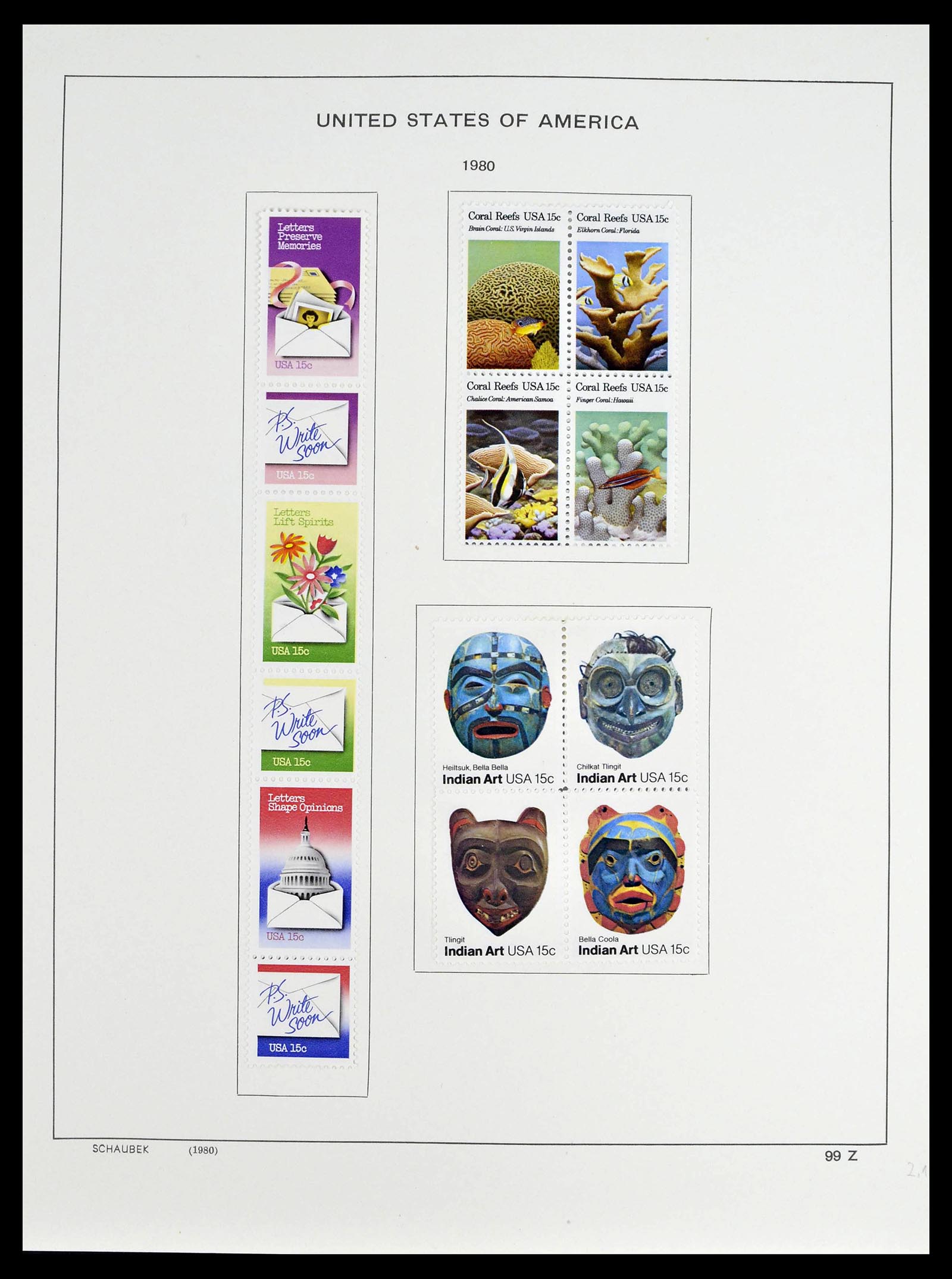 39368 0042 - Stamp collection 39368 USA 1972-2004.