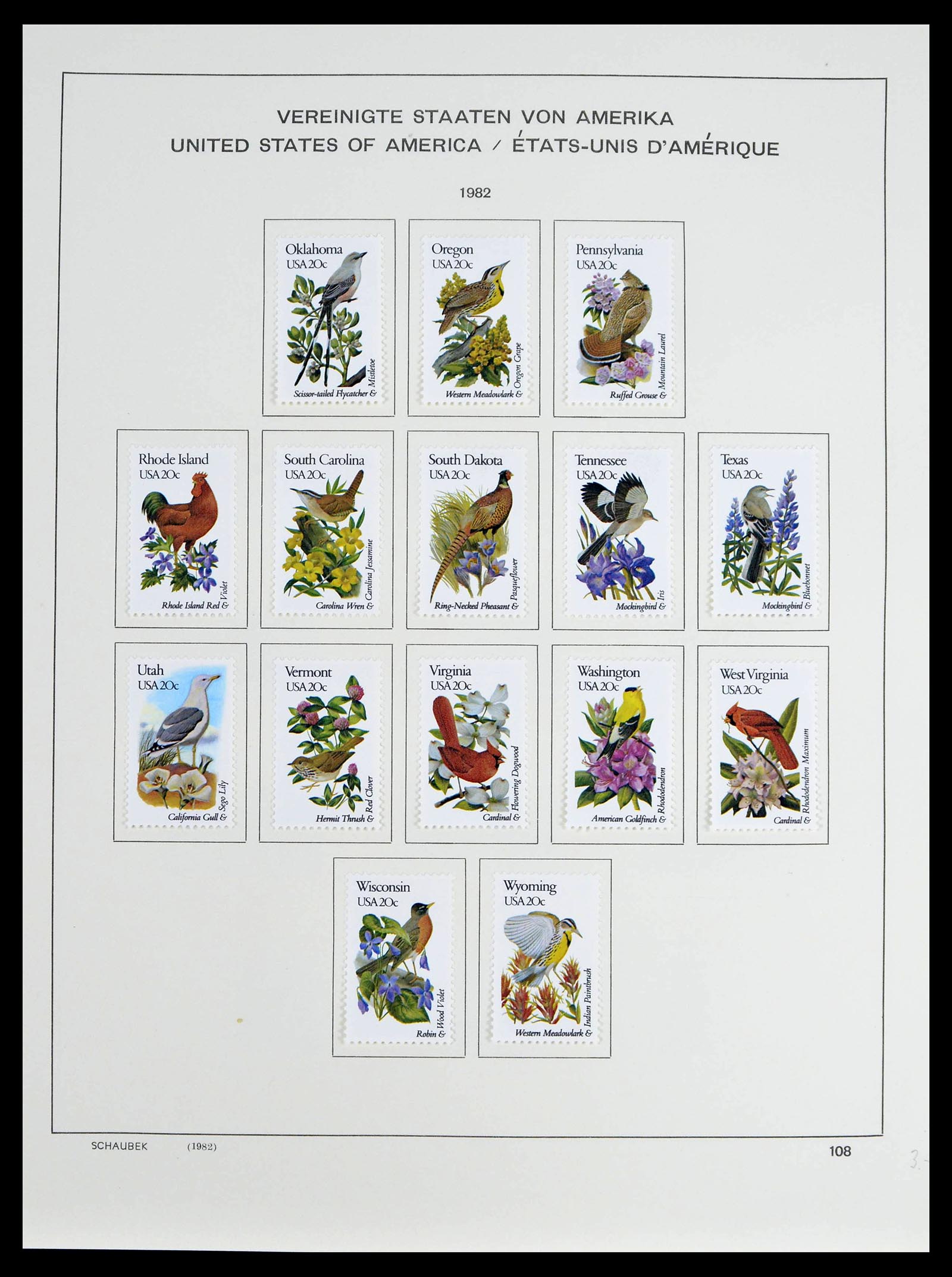 39368 0052 - Stamp collection 39368 USA 1972-2004.