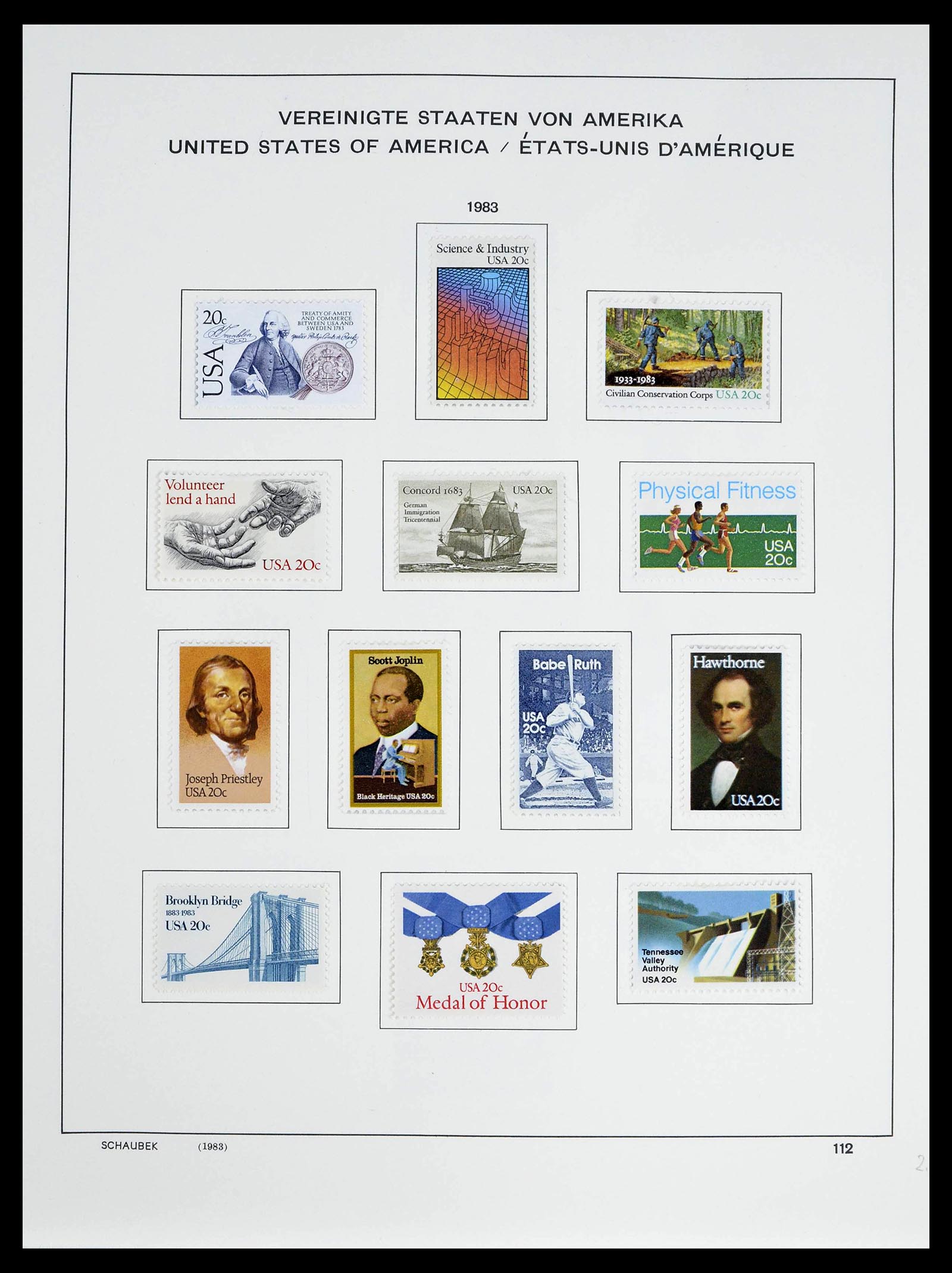 39368 0056 - Stamp collection 39368 USA 1972-2004.