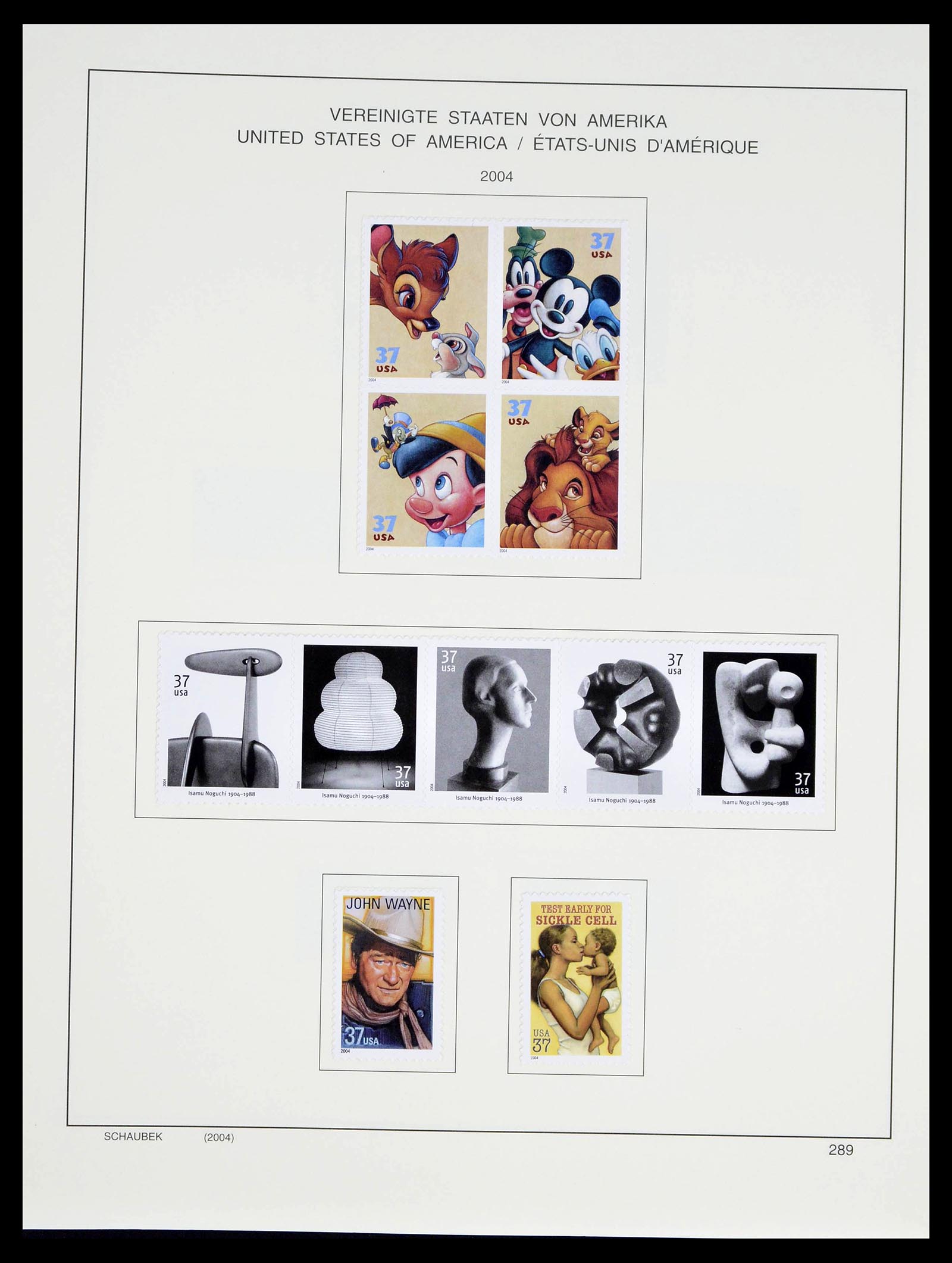 39368 0289 - Stamp collection 39368 USA 1972-2004.
