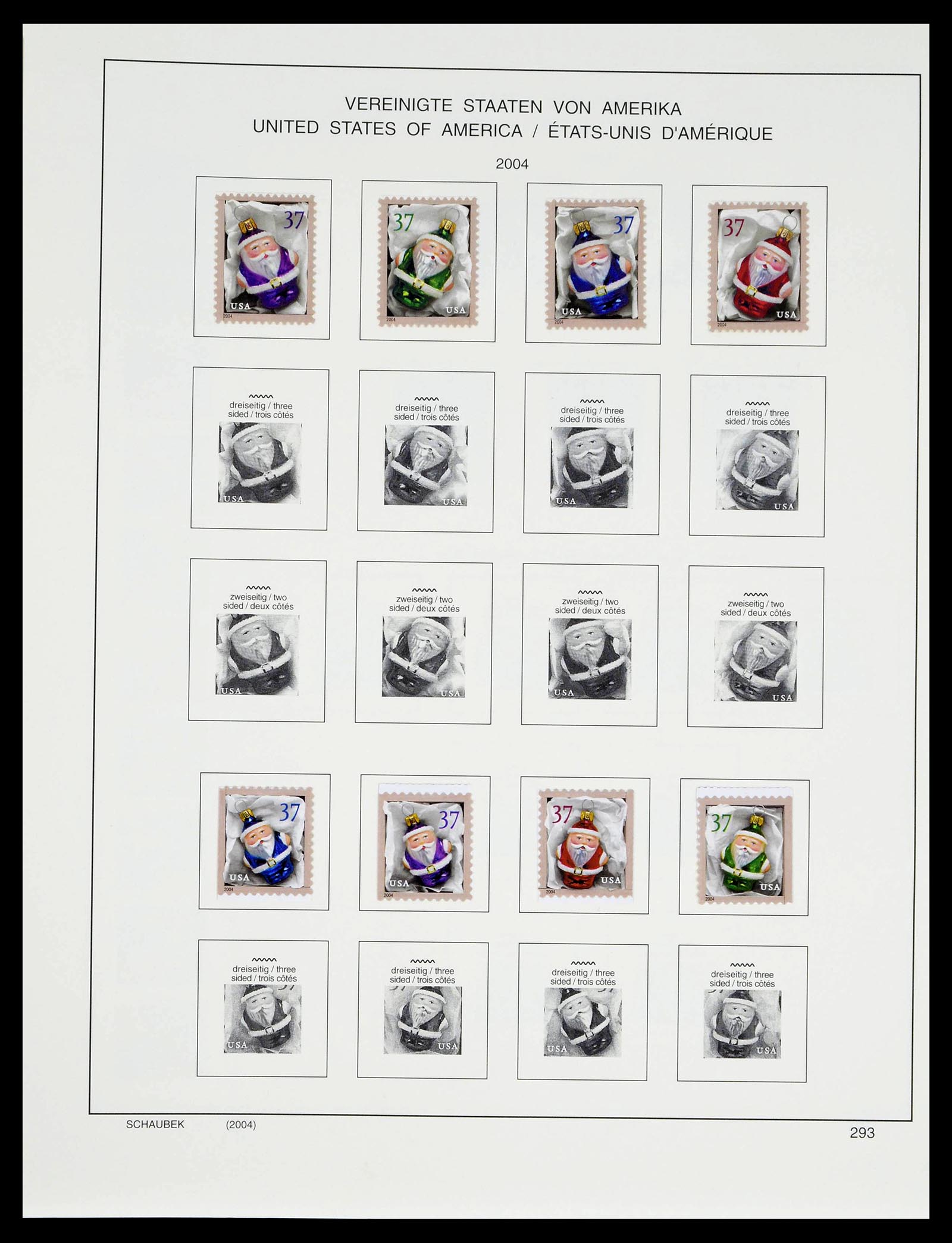 39368 0293 - Stamp collection 39368 USA 1972-2004.