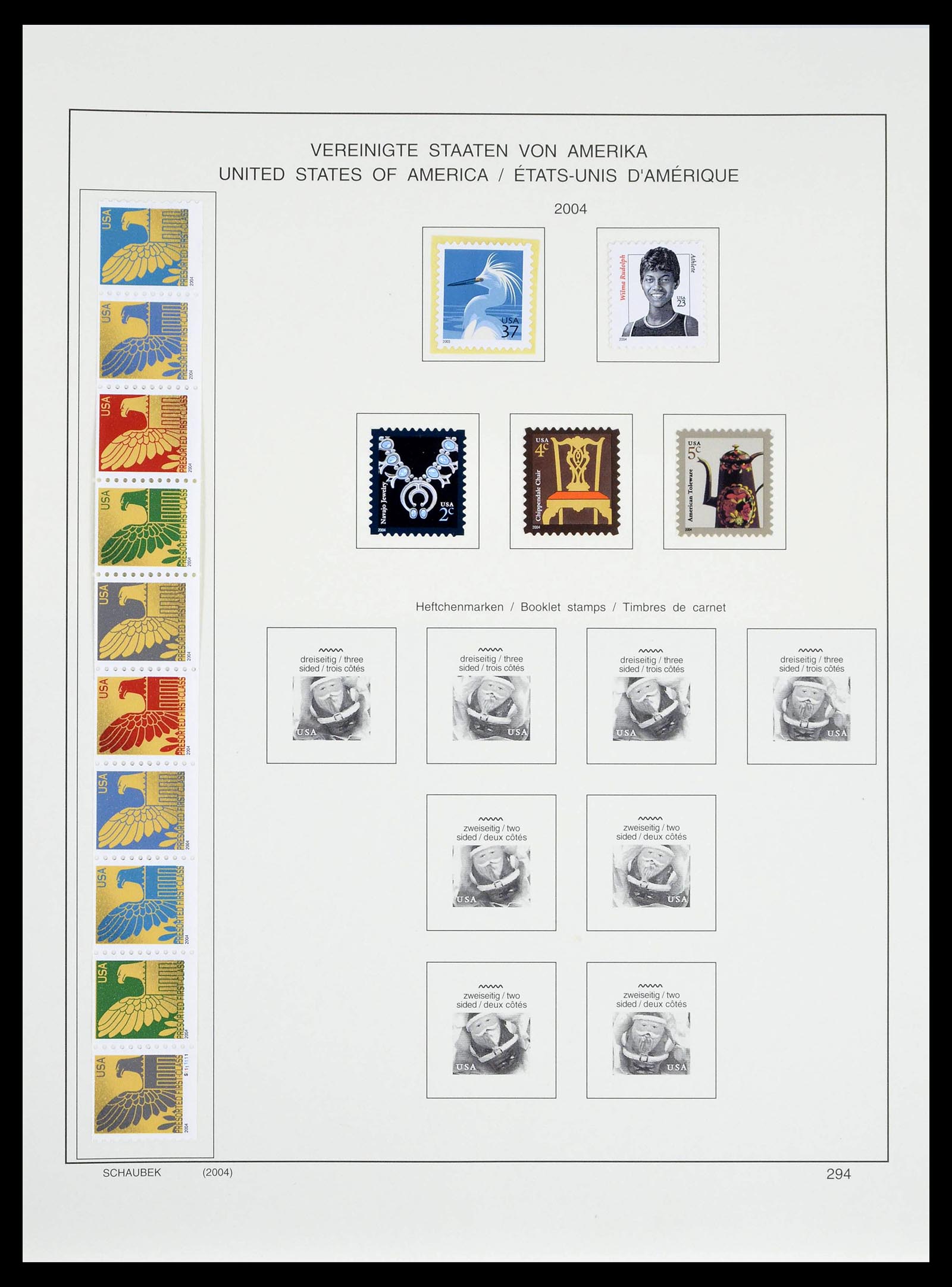 39368 0294 - Stamp collection 39368 USA 1972-2004.
