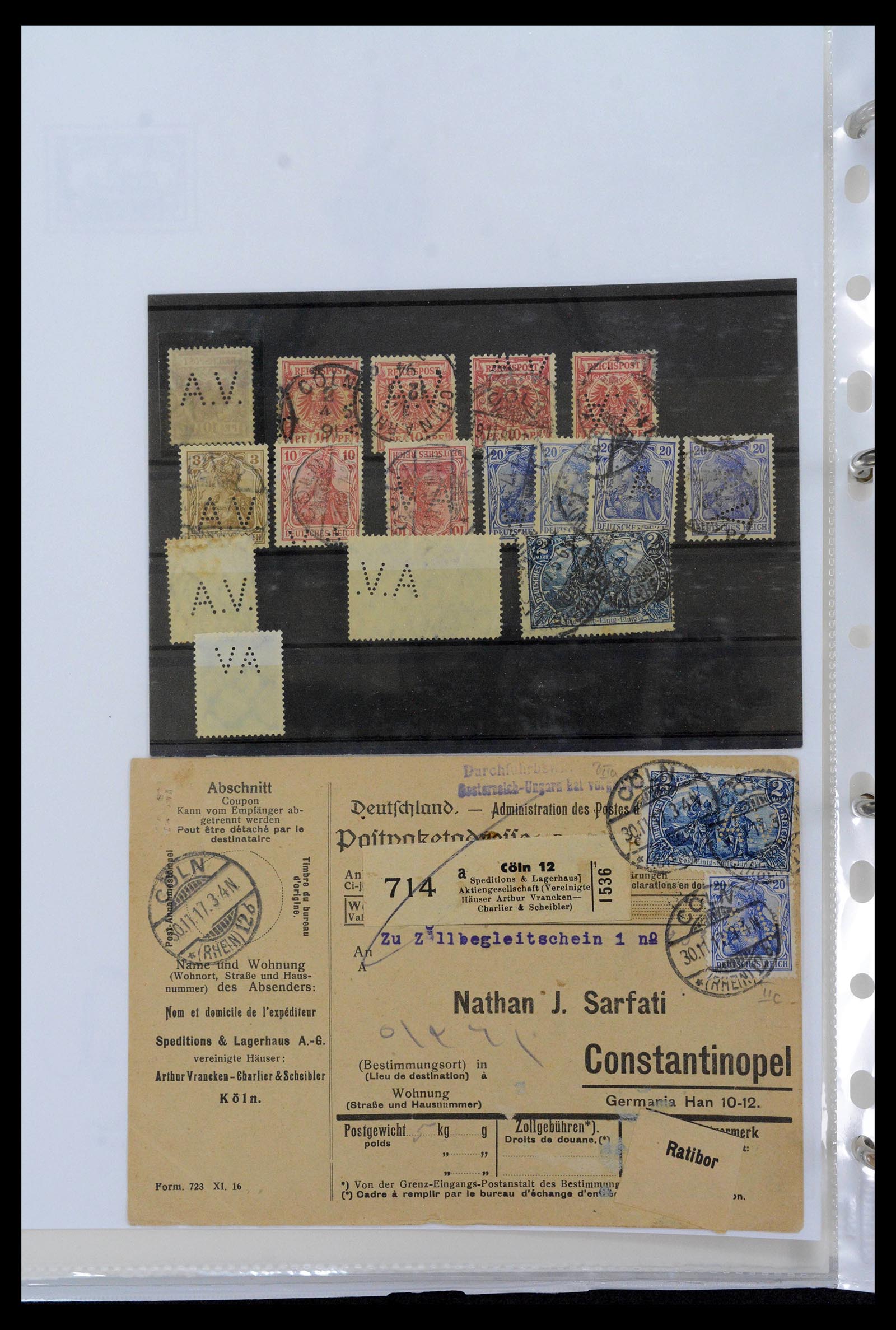 39369 0003 - Stamp collection 39369 Germany citypost 1886-1899.