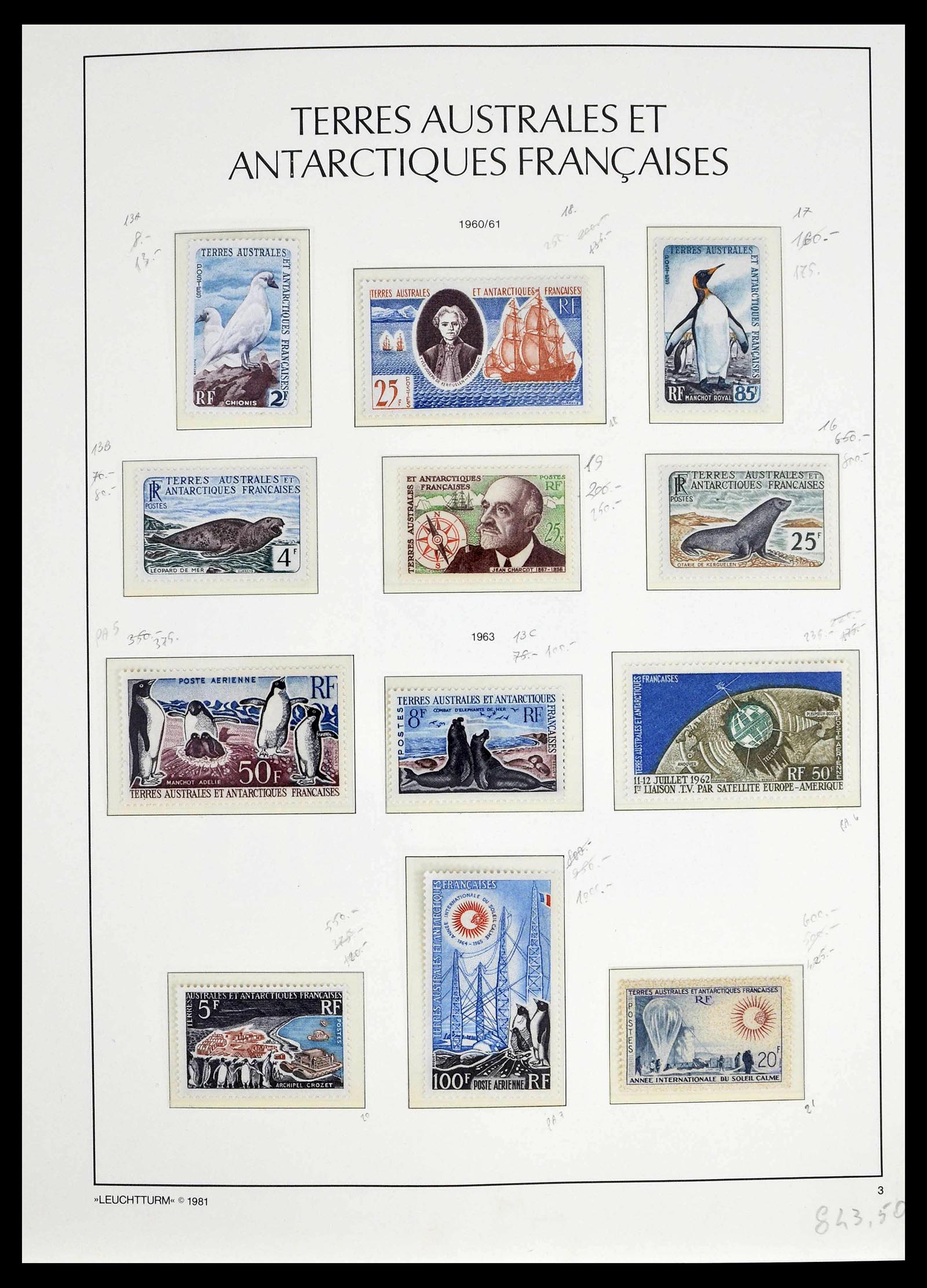 39371 0003 - Postzegelverzameling 39371 TAAF 1948-1999.