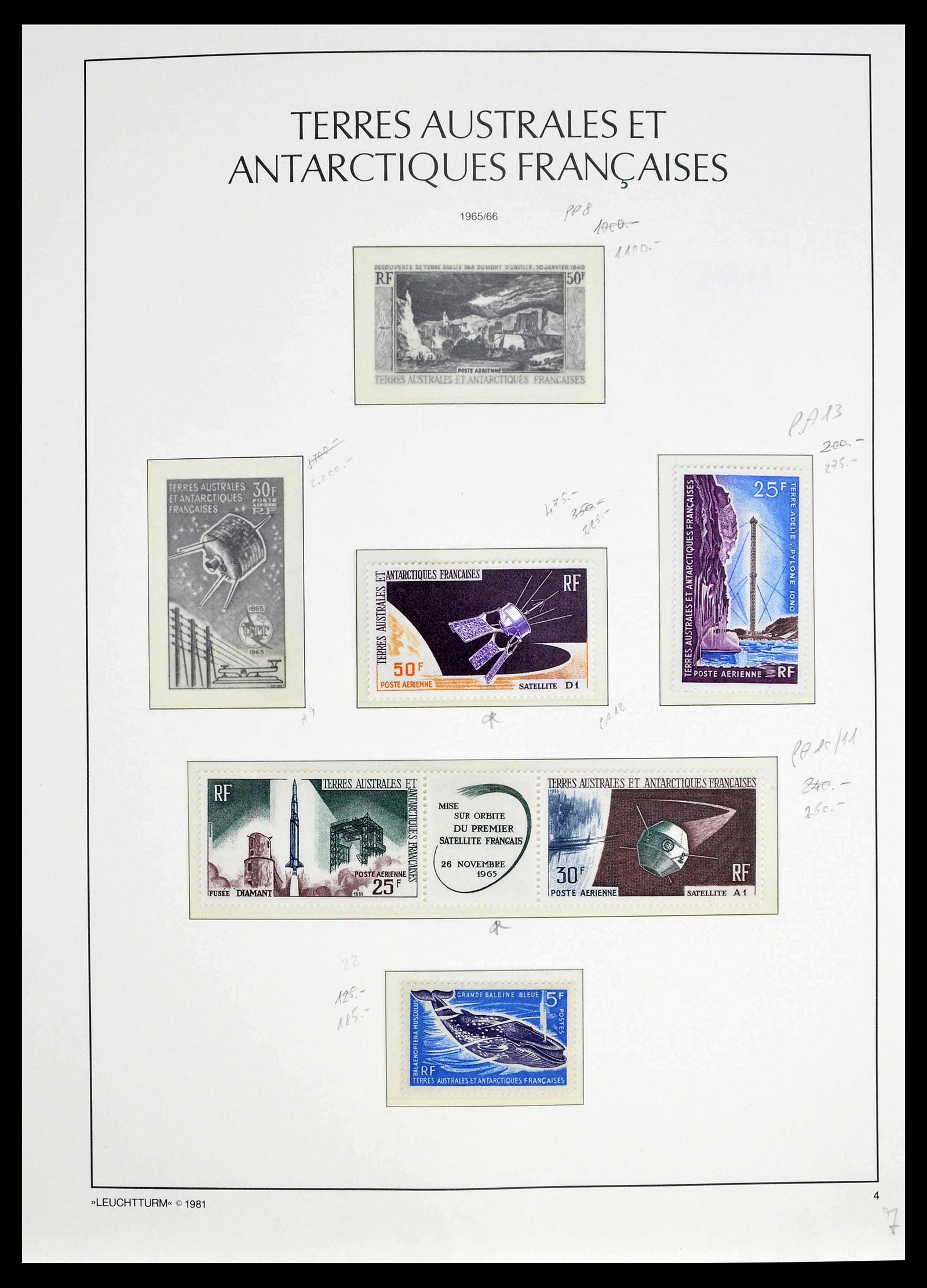 39371 0004 - Stamp collection 39371 TAAF 1948-1999.