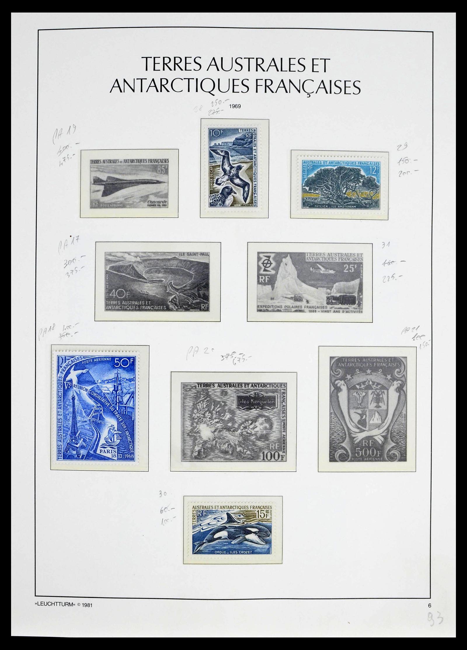 39371 0006 - Postzegelverzameling 39371 TAAF 1948-1999.