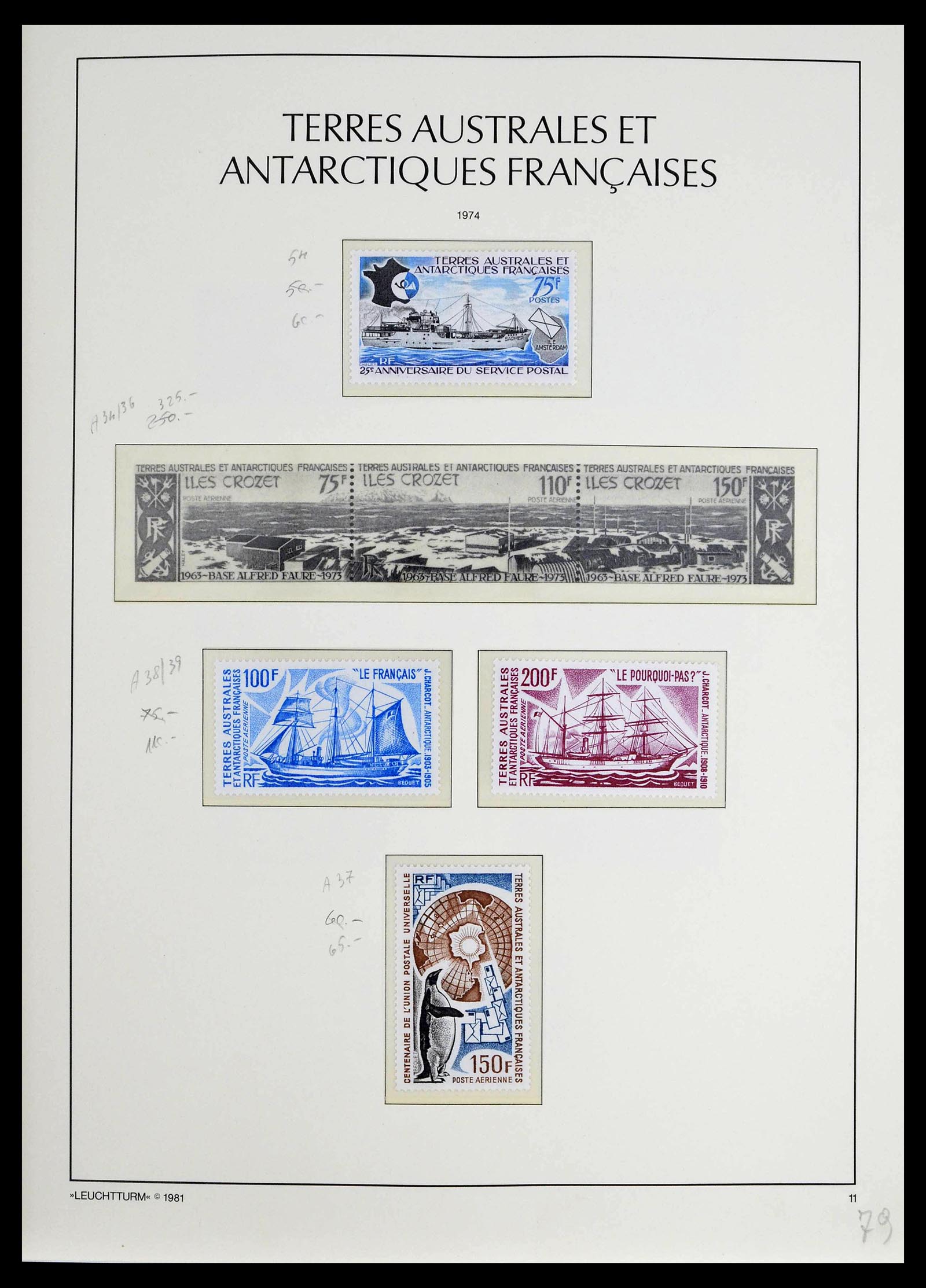 39371 0008 - Postzegelverzameling 39371 TAAF 1948-1999.
