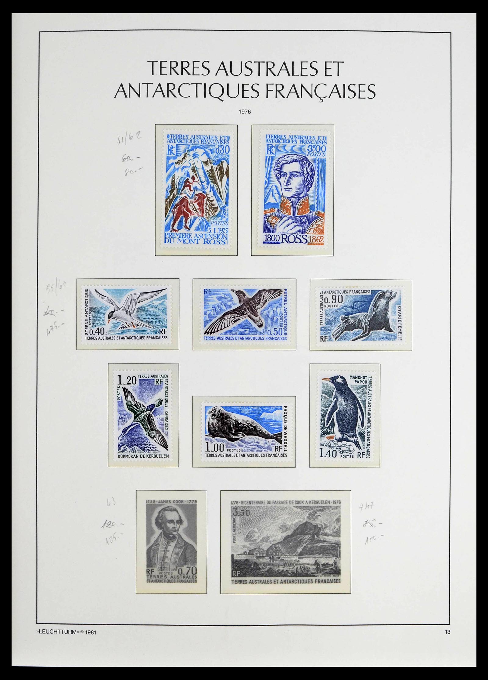 39371 0010 - Stamp collection 39371 TAAF 1948-1999.