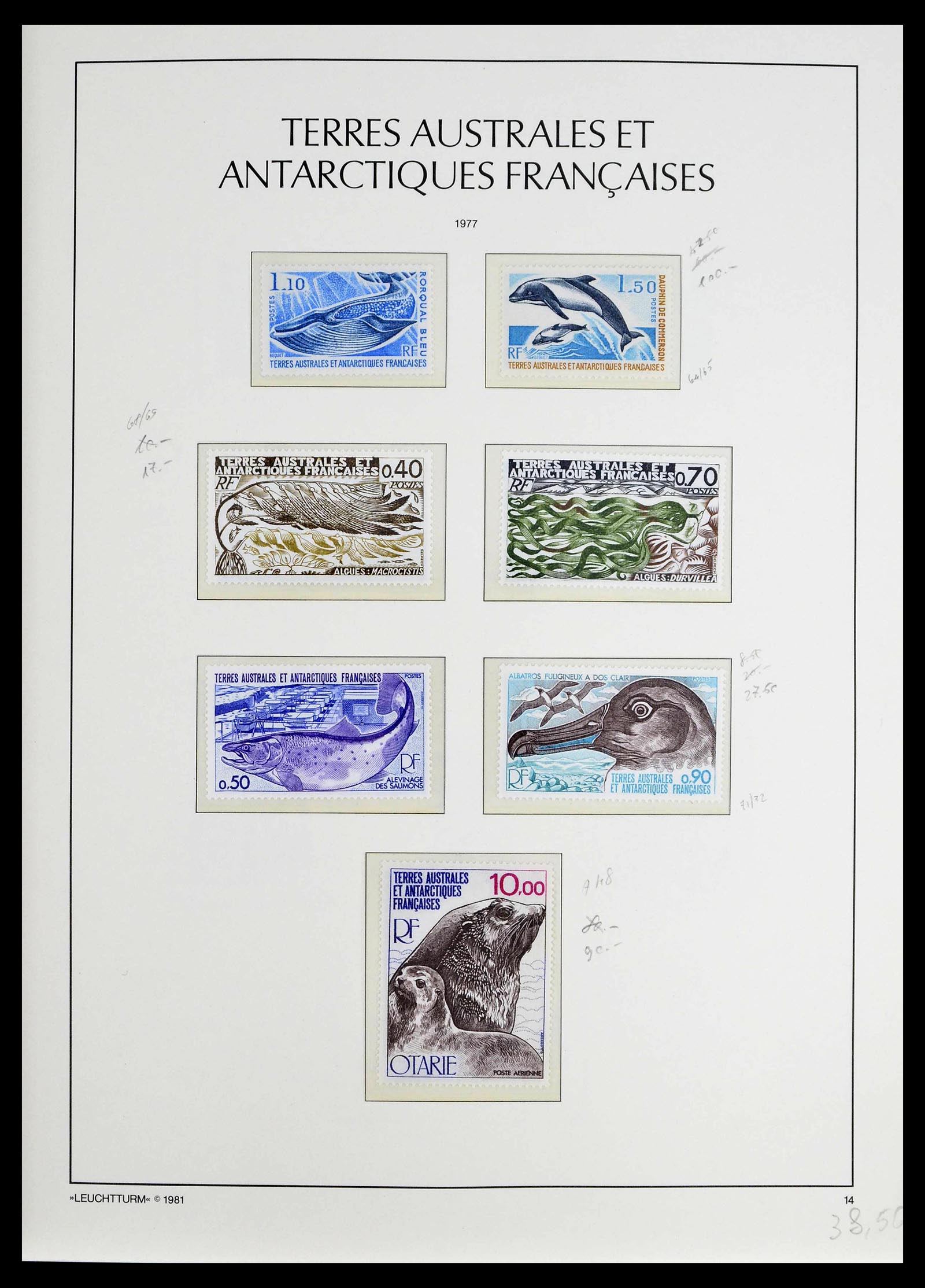 39371 0011 - Postzegelverzameling 39371 TAAF 1948-1999.
