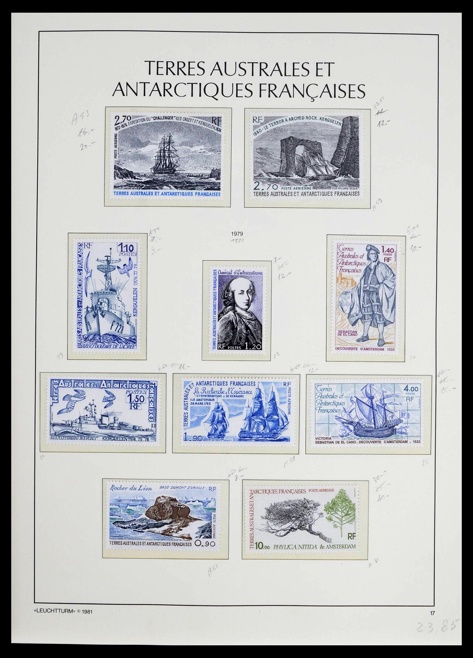 39371 0014 - Postzegelverzameling 39371 TAAF 1948-1999.