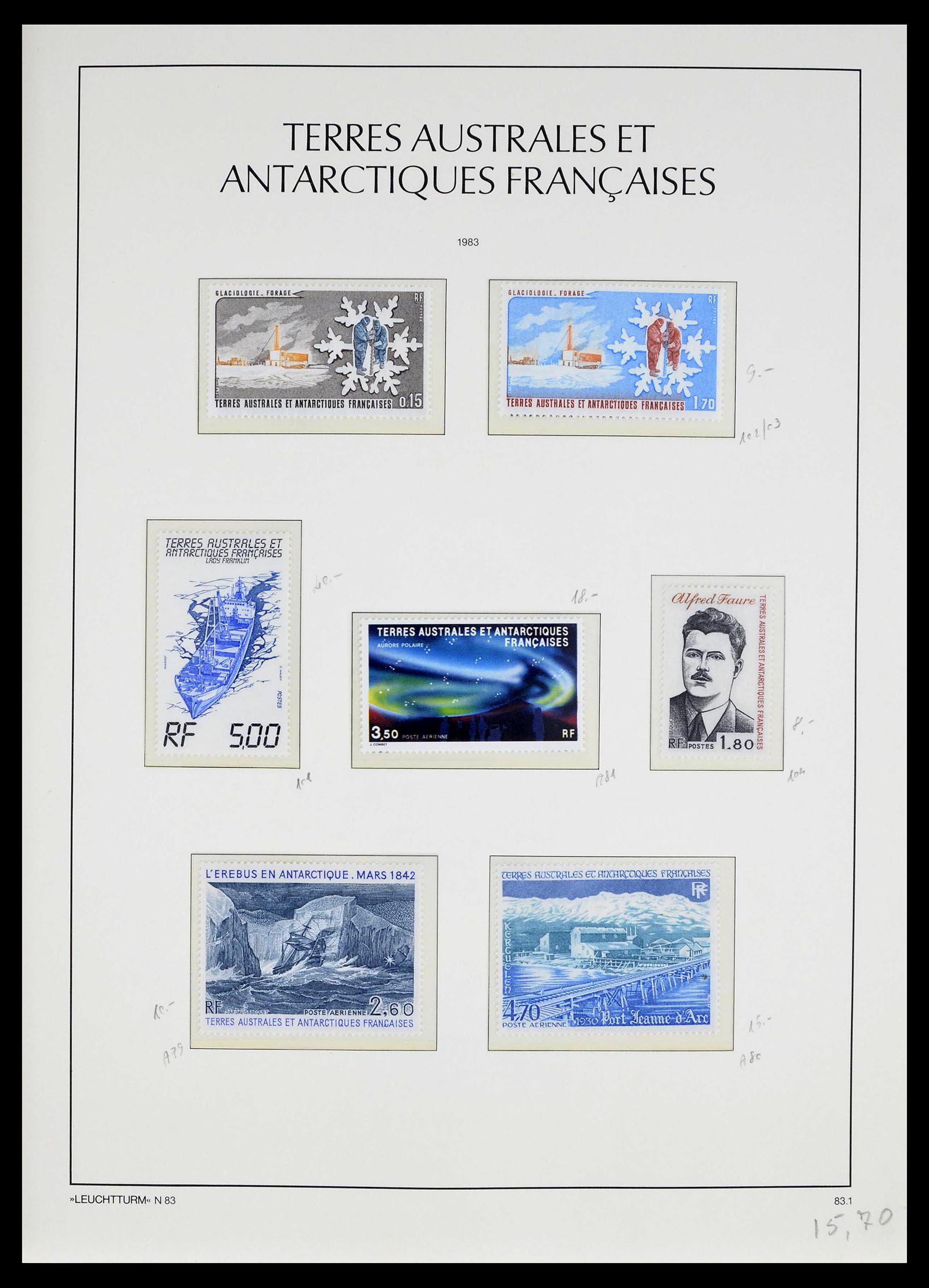 39371 0019 - Postzegelverzameling 39371 TAAF 1948-1999.