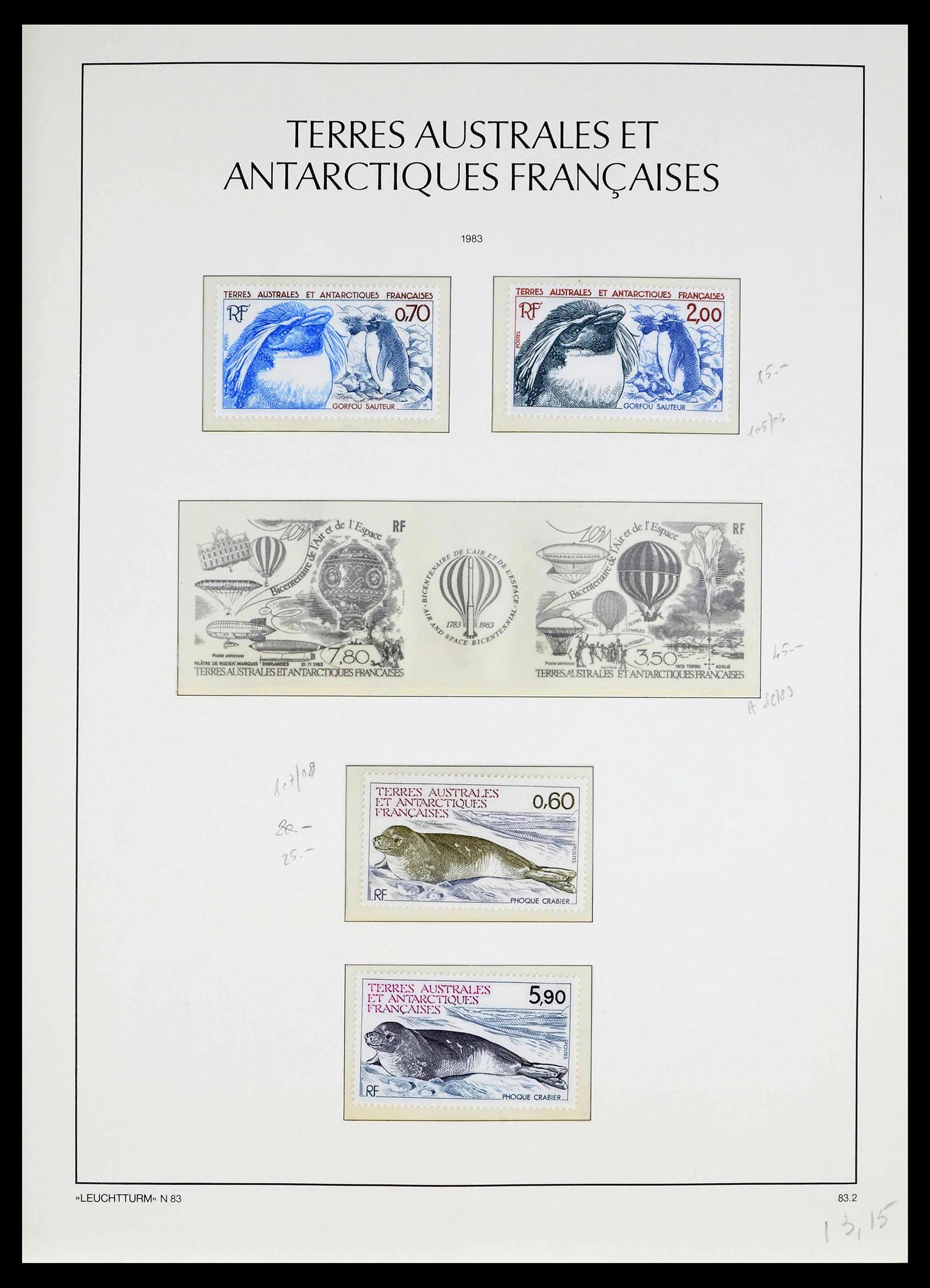 39371 0020 - Postzegelverzameling 39371 TAAF 1948-1999.