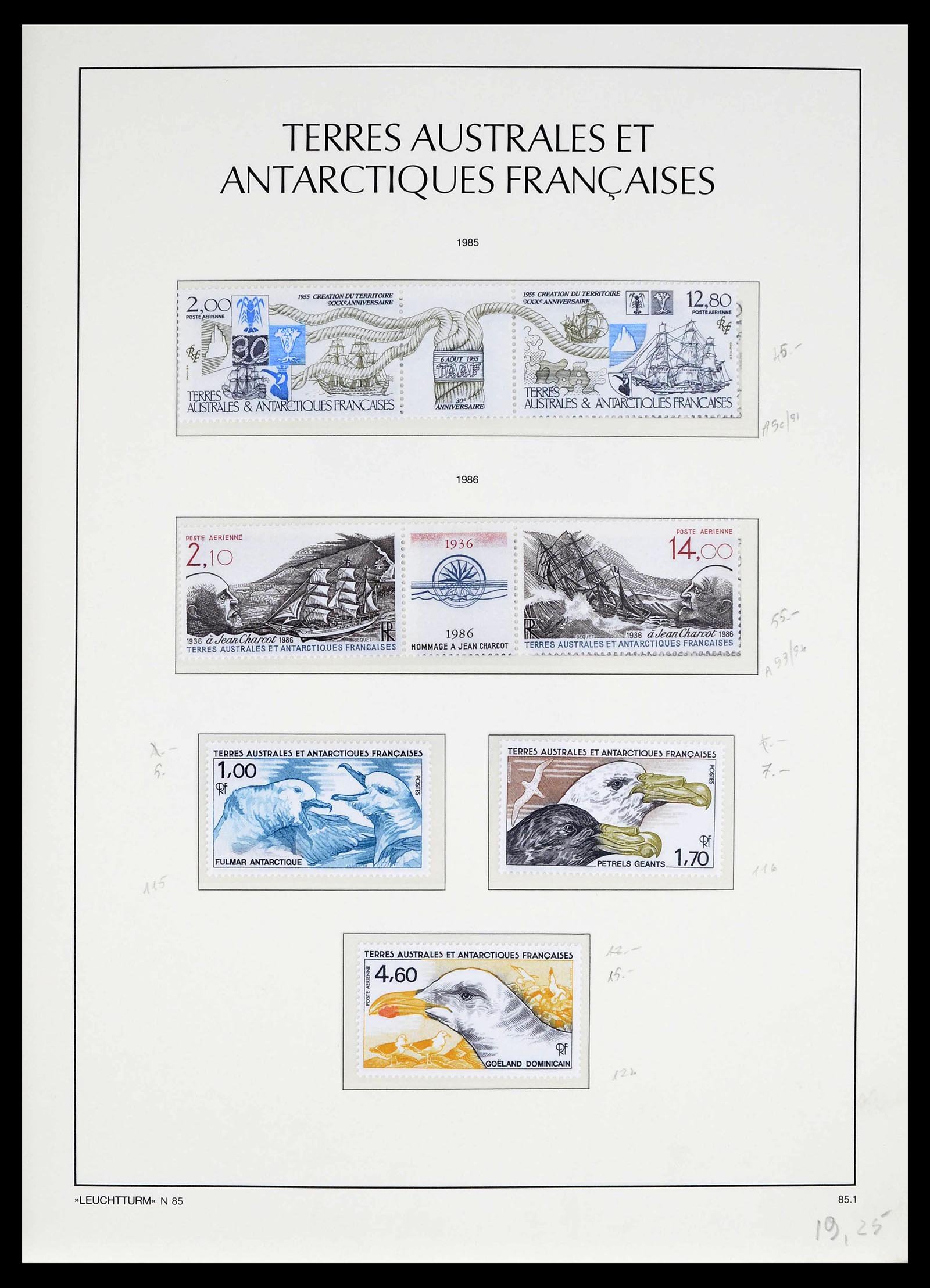 39371 0022 - Postzegelverzameling 39371 TAAF 1948-1999.