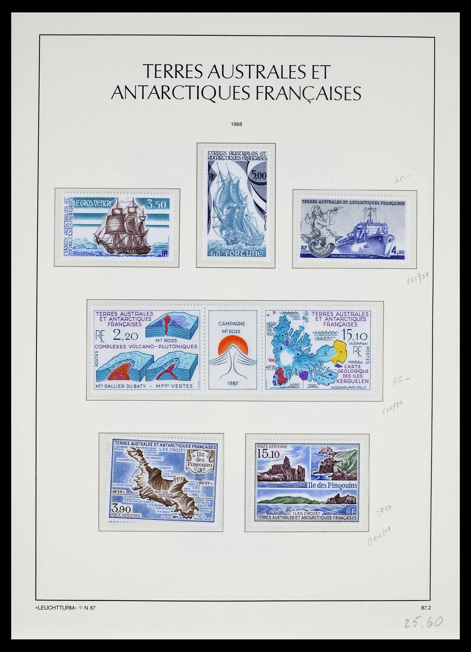 39371 0026 - Postzegelverzameling 39371 TAAF 1948-1999.