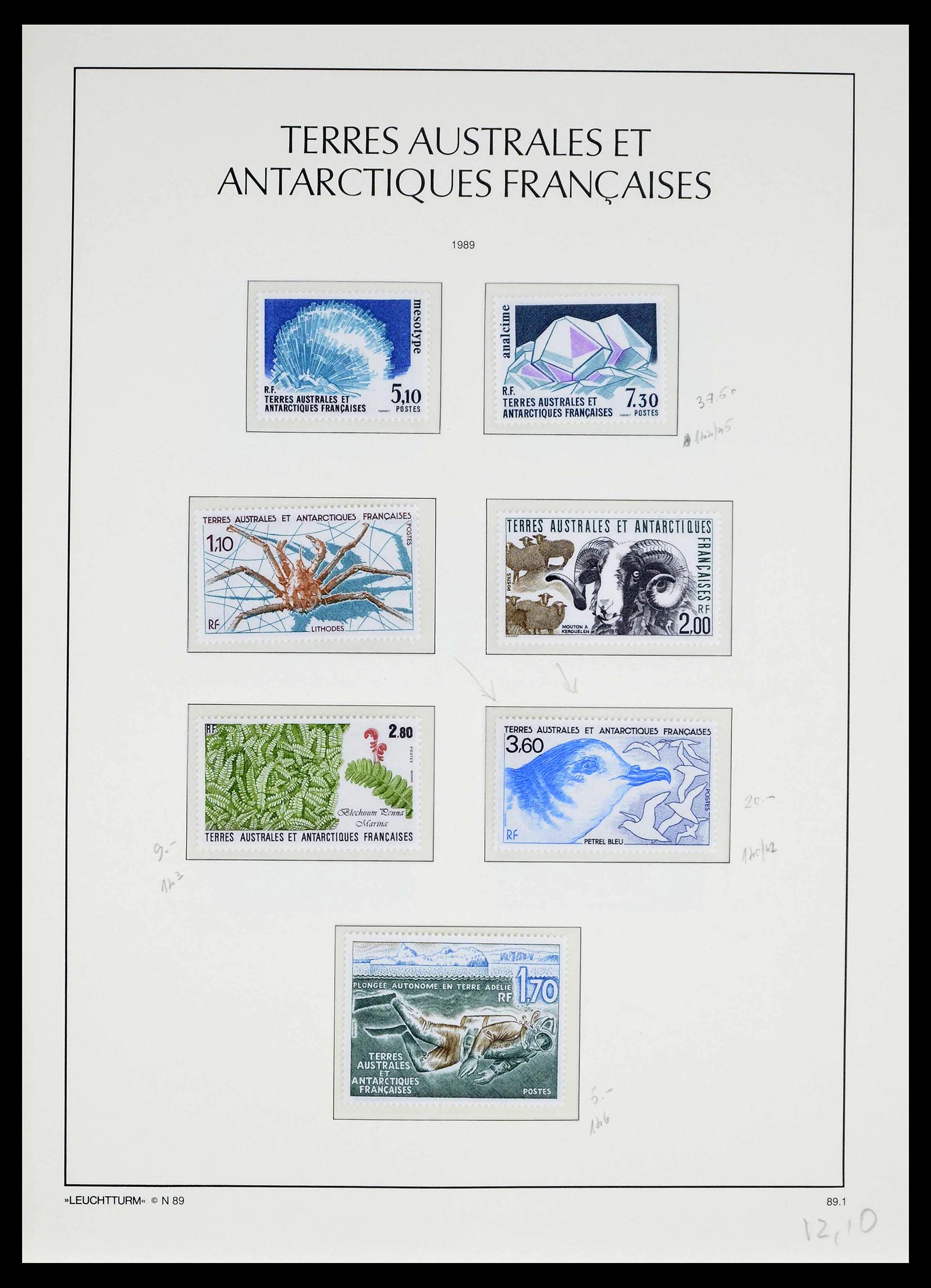 39371 0027 - Postzegelverzameling 39371 TAAF 1948-1999.
