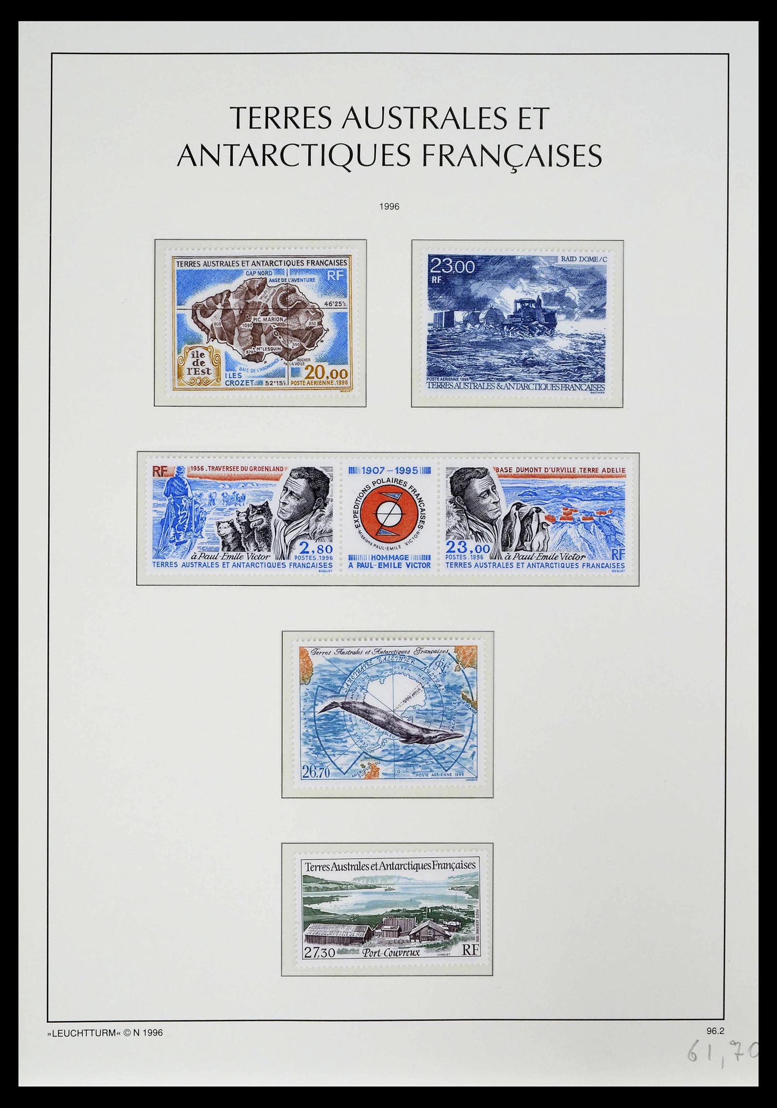 39371 0040 - Postzegelverzameling 39371 TAAF 1948-1999.
