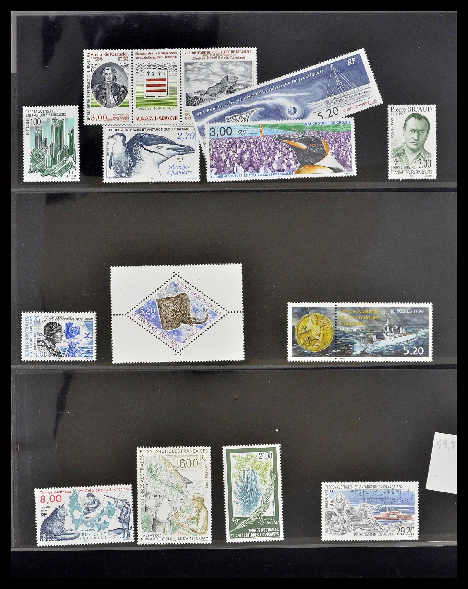 39371 0041 - Postzegelverzameling 39371 TAAF 1948-1999.