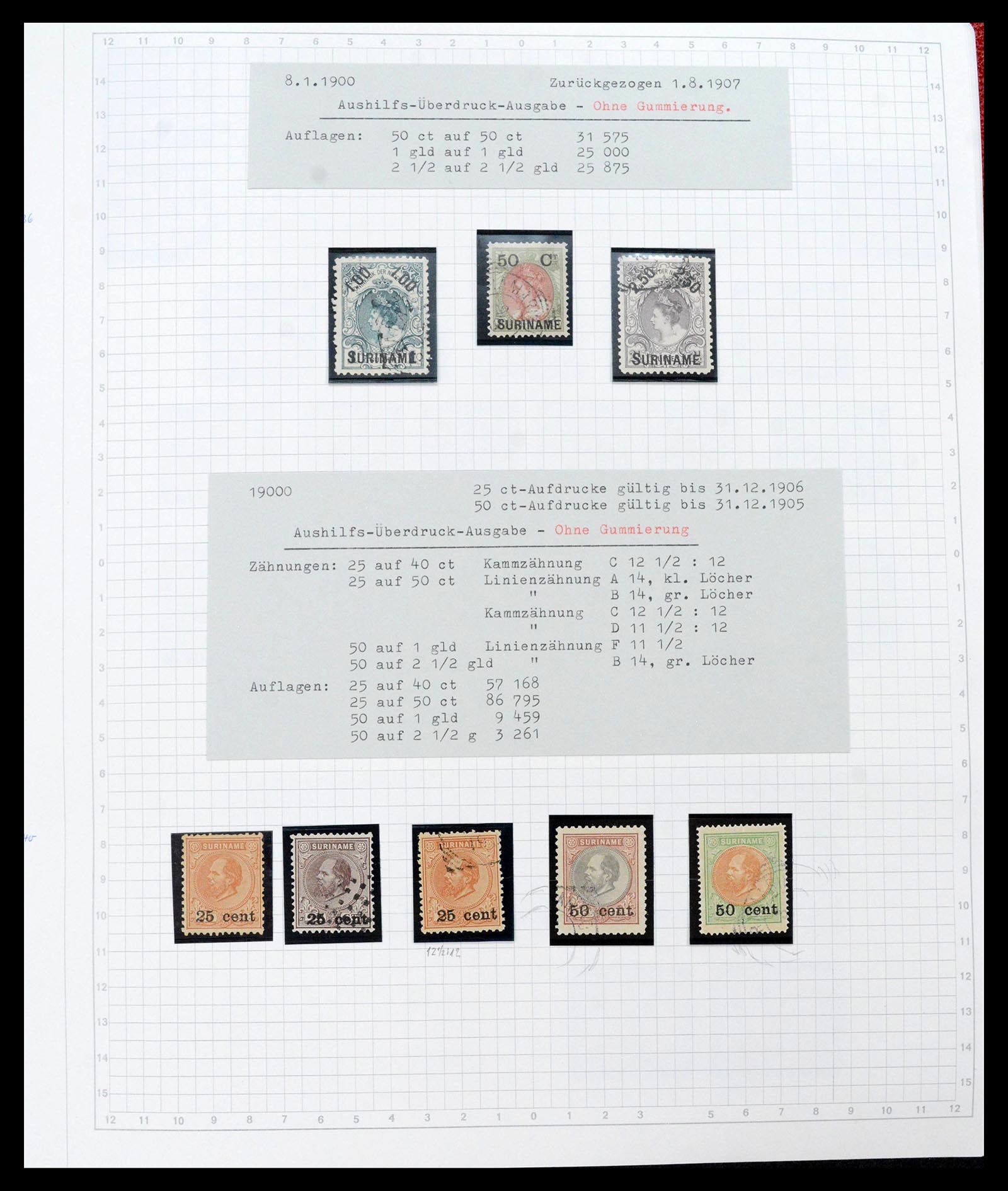 39373 0006 - Postzegelverzameling 39373 Suriname 1873-1975.