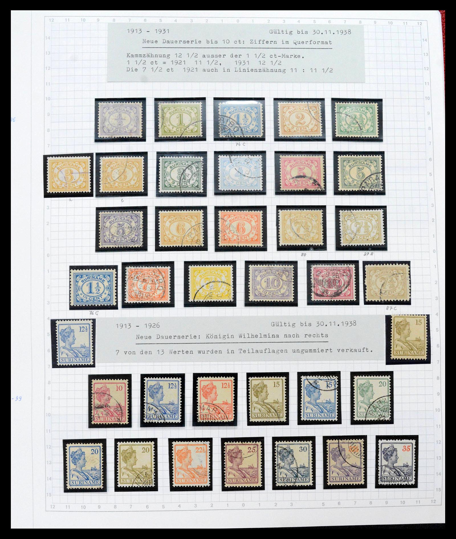 39373 0009 - Postzegelverzameling 39373 Suriname 1873-1975.