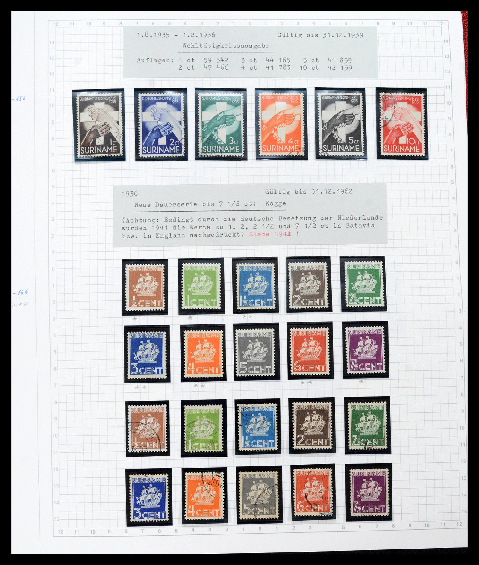 39373 0017 - Postzegelverzameling 39373 Suriname 1873-1975.