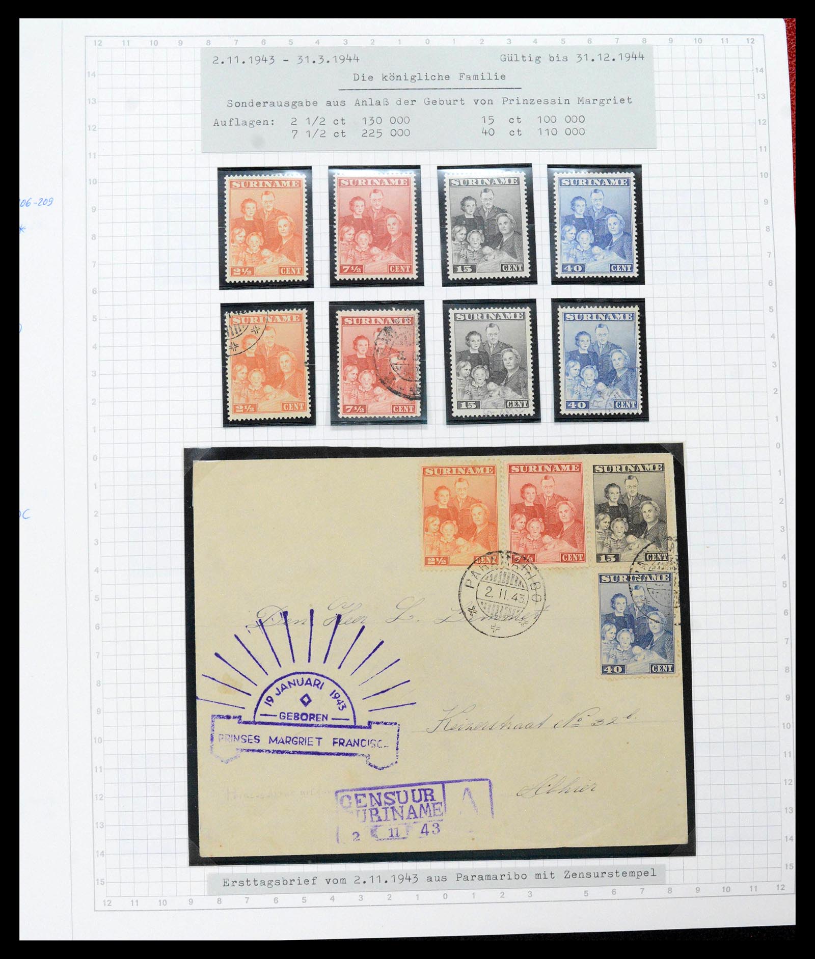 39373 0024 - Stamp collection 39373 Suriname 1873-1975.