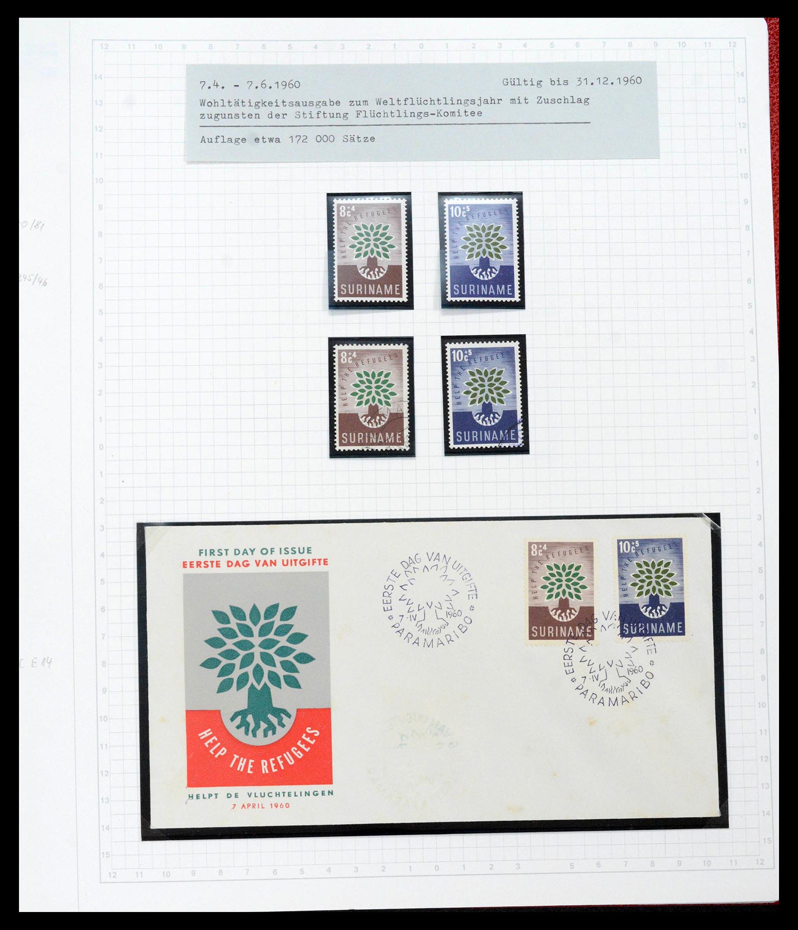 39373 0051 - Stamp collection 39373 Suriname 1873-1975.