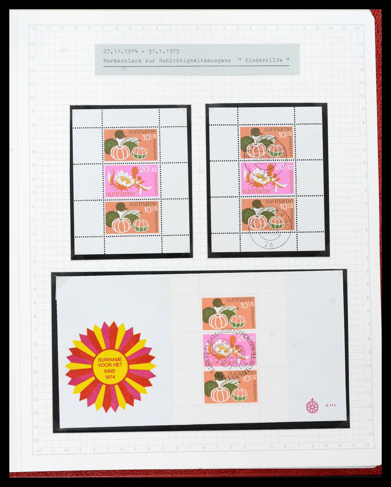 39373 0171 - Postzegelverzameling 39373 Suriname 1873-1975.
