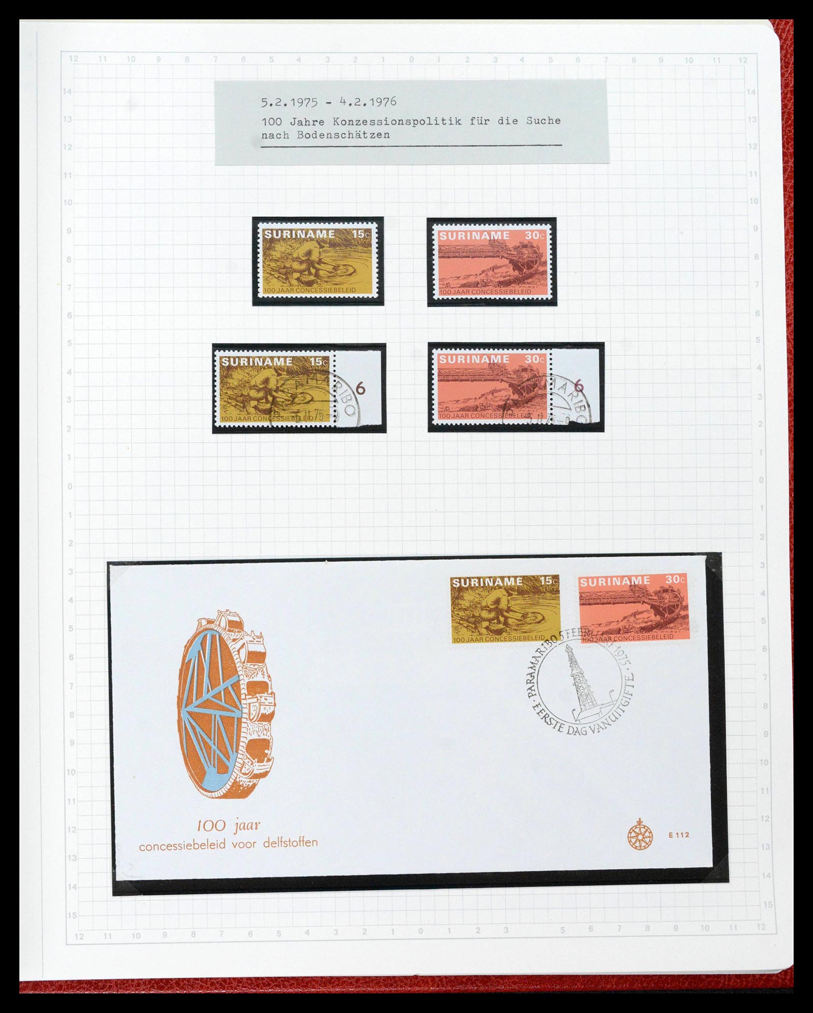 39373 0172 - Postzegelverzameling 39373 Suriname 1873-1975.