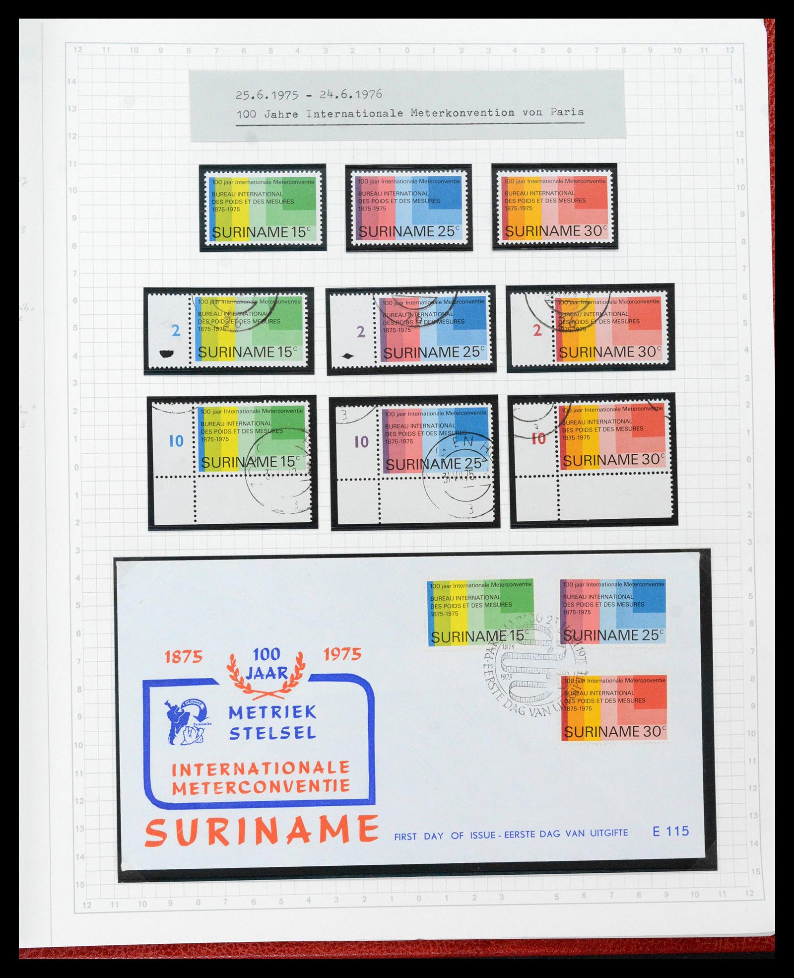 39373 0175 - Postzegelverzameling 39373 Suriname 1873-1975.