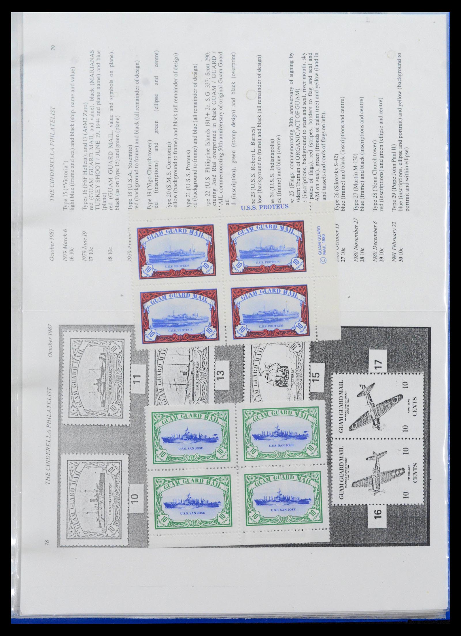 39374 0021 - Stamp collection 39374 USA locals 1850-1880.