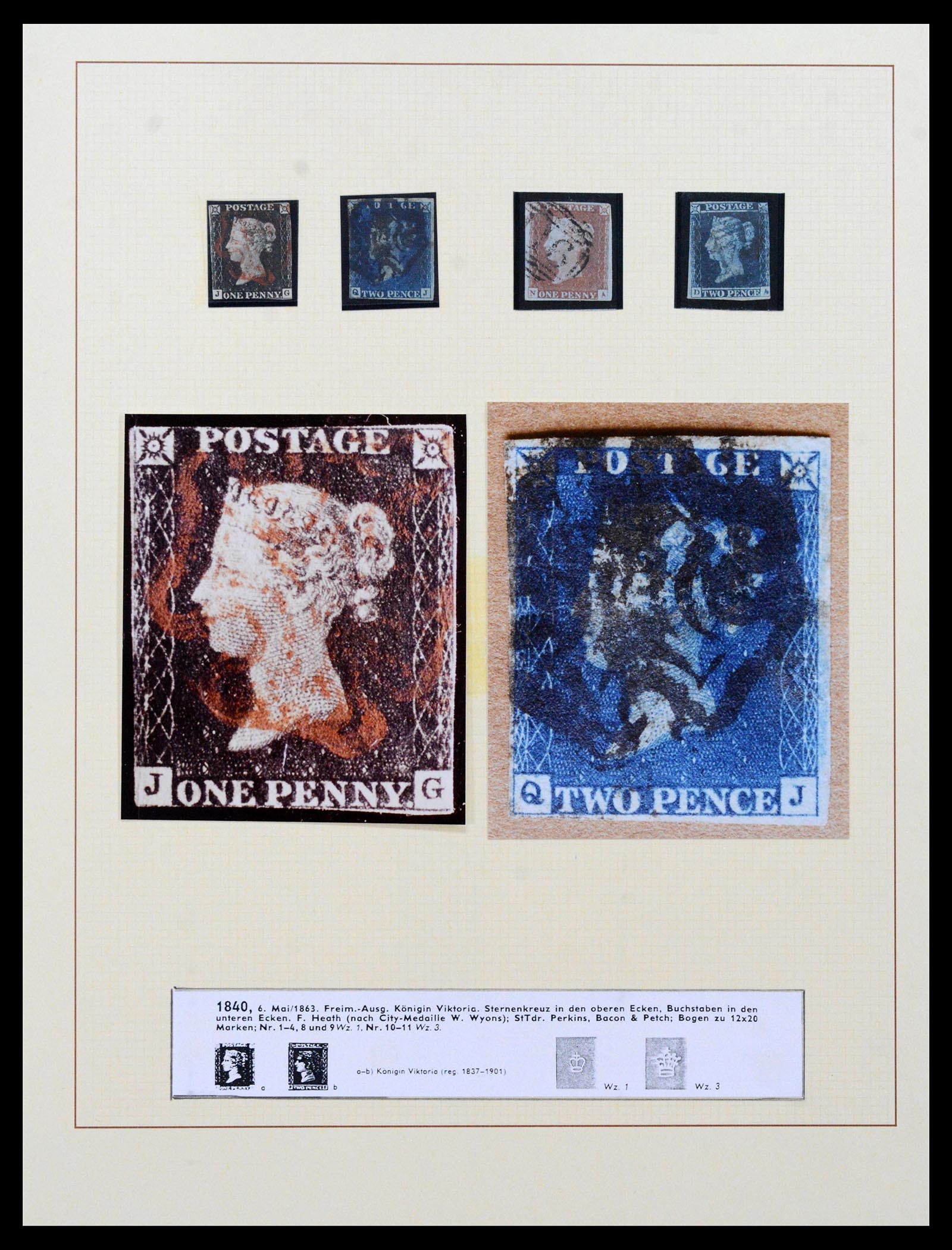 39375 0001 - Stamp collection 39375 Great Britain super collection 1840-1980.
