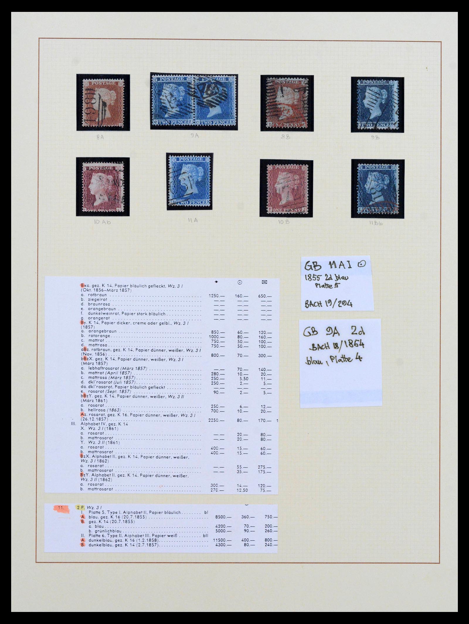 39375 0003 - Stamp collection 39375 Great Britain super collection 1840-1980.