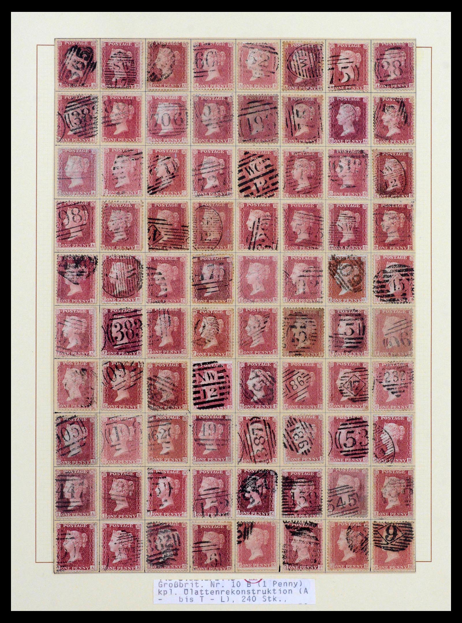 39375 0004 - Stamp collection 39375 Great Britain super collection 1840-1980.