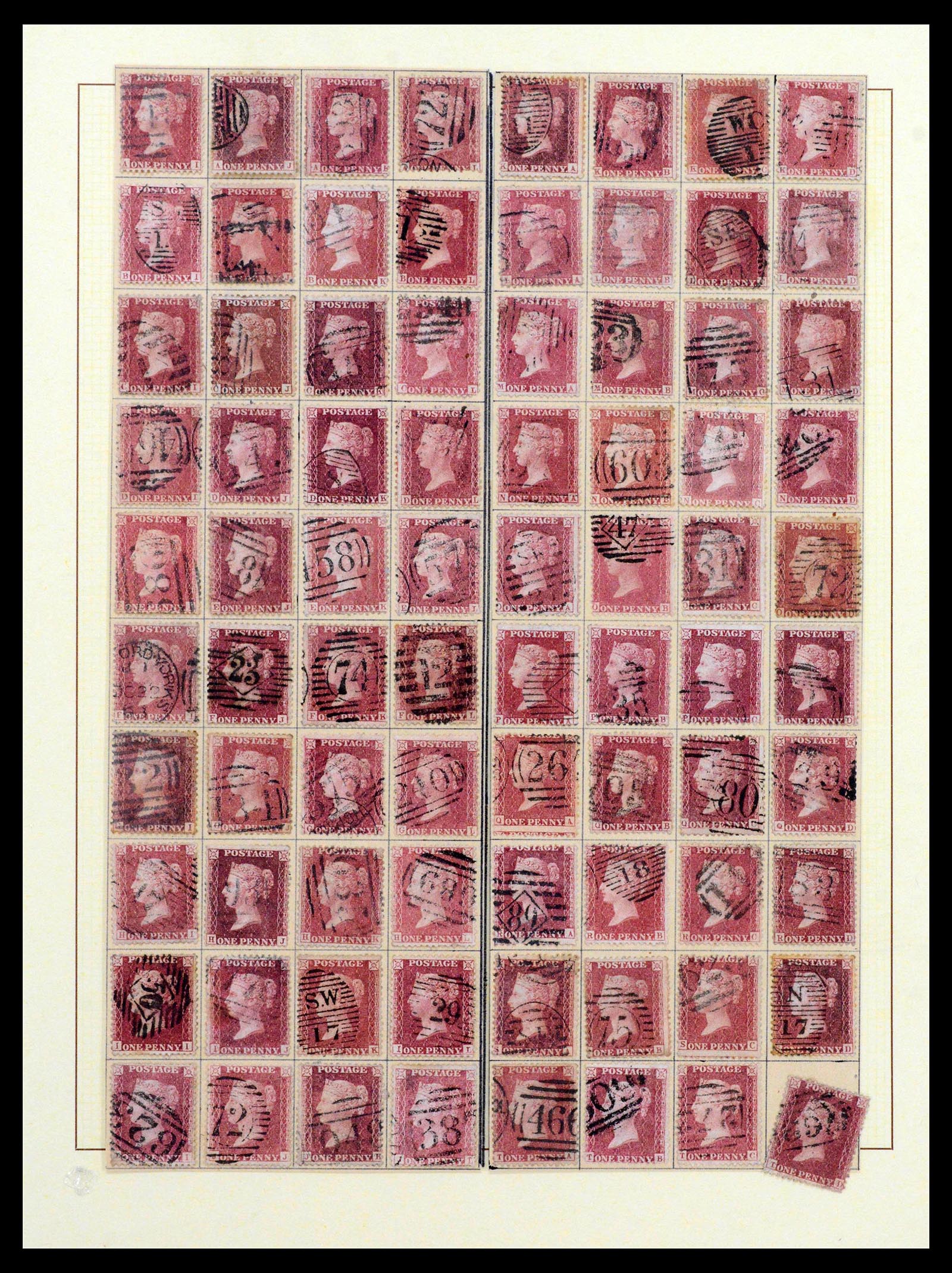 39375 0005 - Stamp collection 39375 Great Britain super collection 1840-1980.