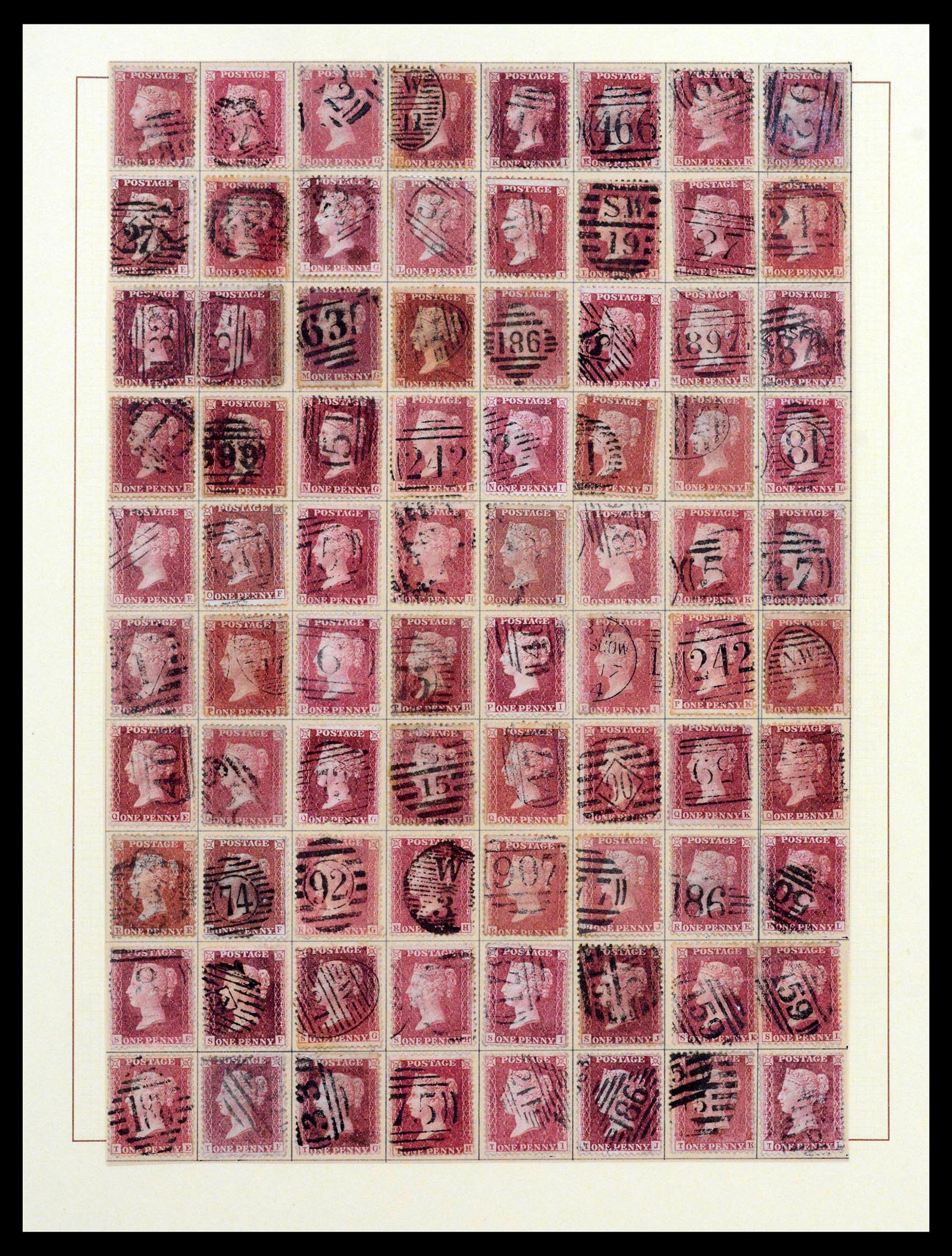 39375 0006 - Stamp collection 39375 Great Britain super collection 1840-1980.