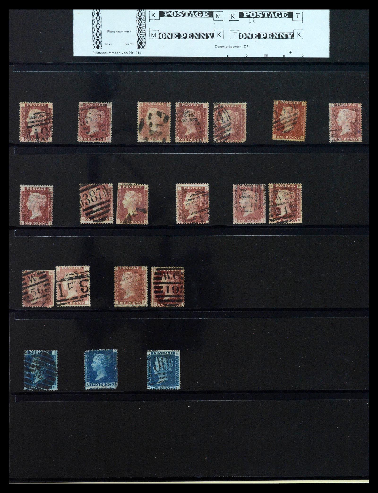39375 0009 - Stamp collection 39375 Great Britain super collection 1840-1980.