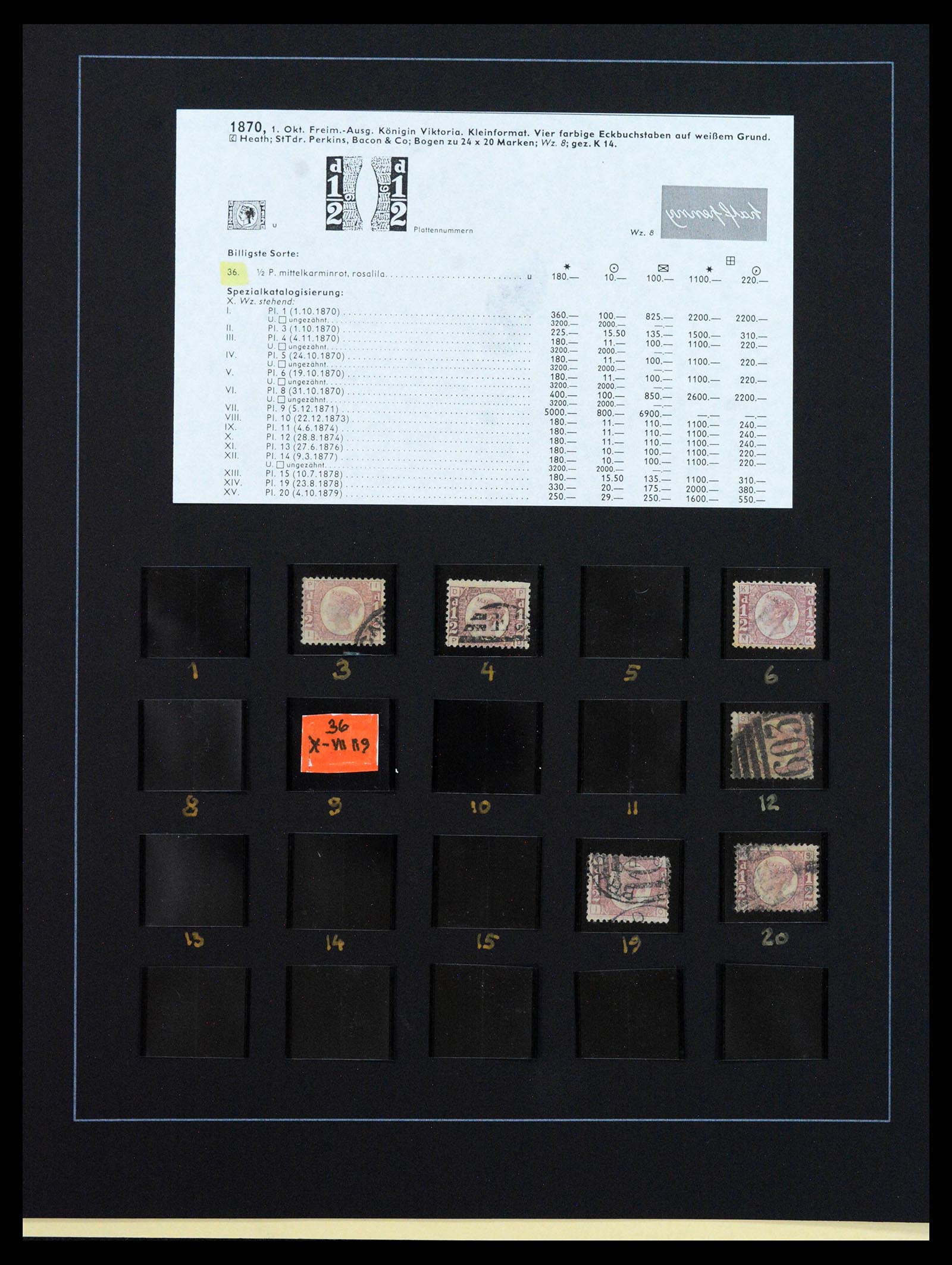 39375 0015 - Postzegelverzameling 39375 Engeland topverzameling 1840-1980.