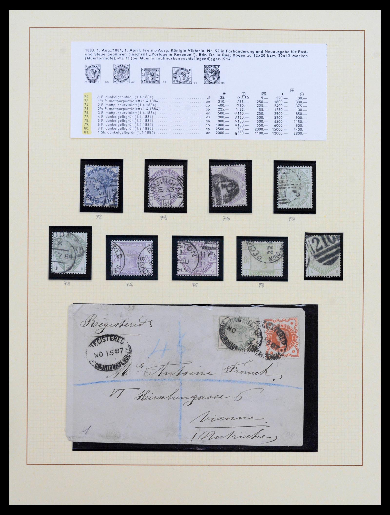 39375 0023 - Postzegelverzameling 39375 Engeland topverzameling 1840-1980.