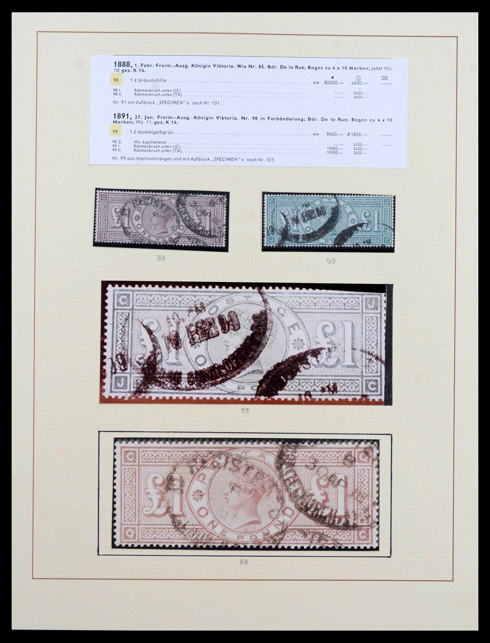 39375 0027 - Postzegelverzameling 39375 Engeland topverzameling 1840-1980.