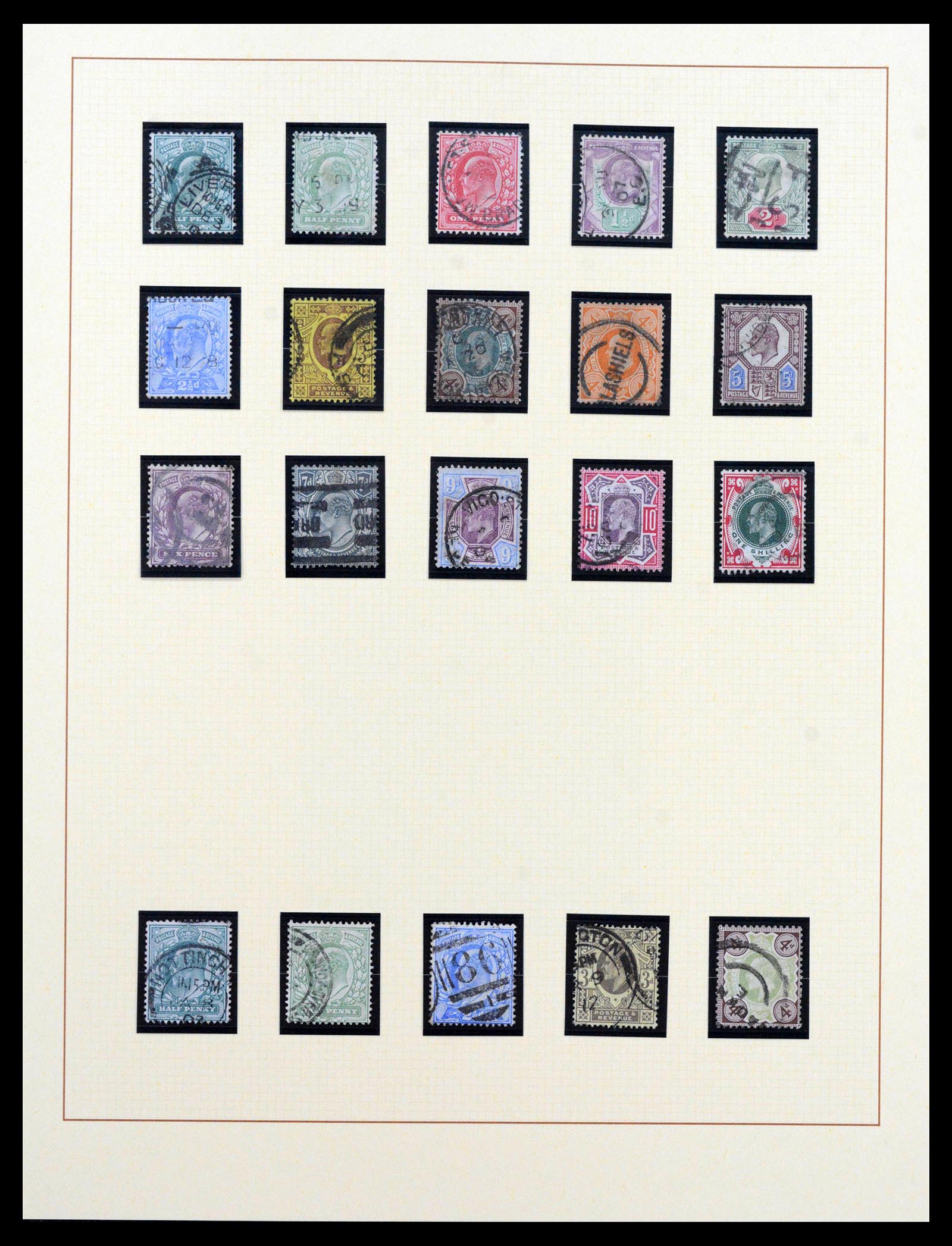 39375 0028 - Postzegelverzameling 39375 Engeland topverzameling 1840-1980.
